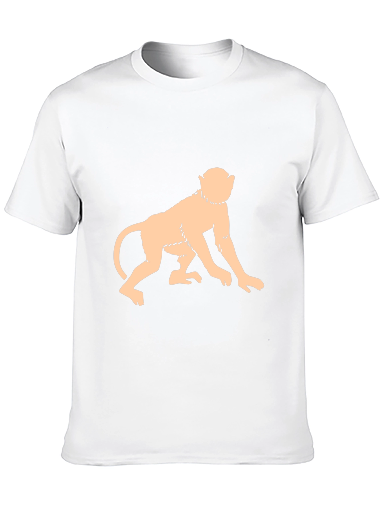 Monkey Graphic Tee - Black Casual T-Shirt