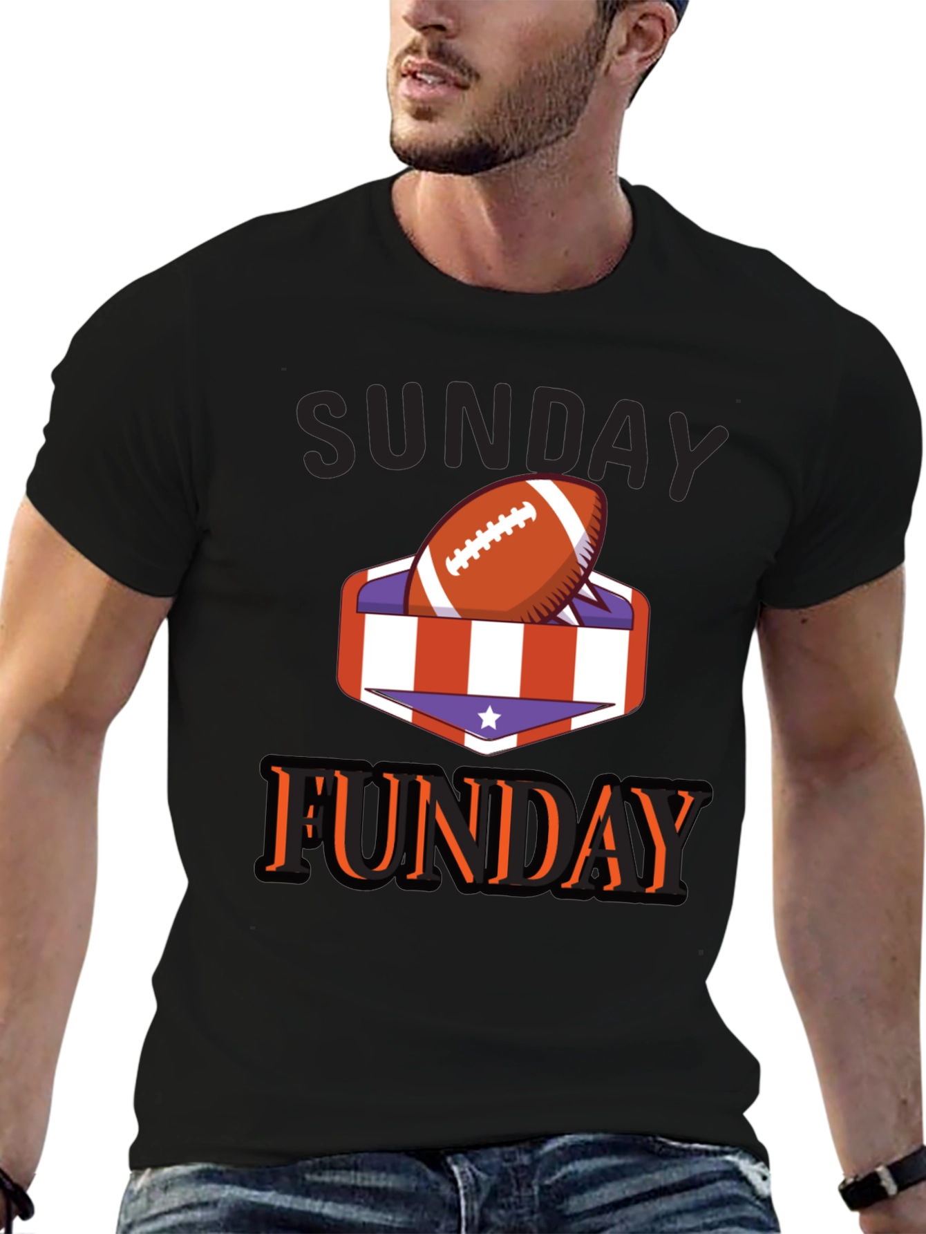 Sunday Funday Football T-Shirt