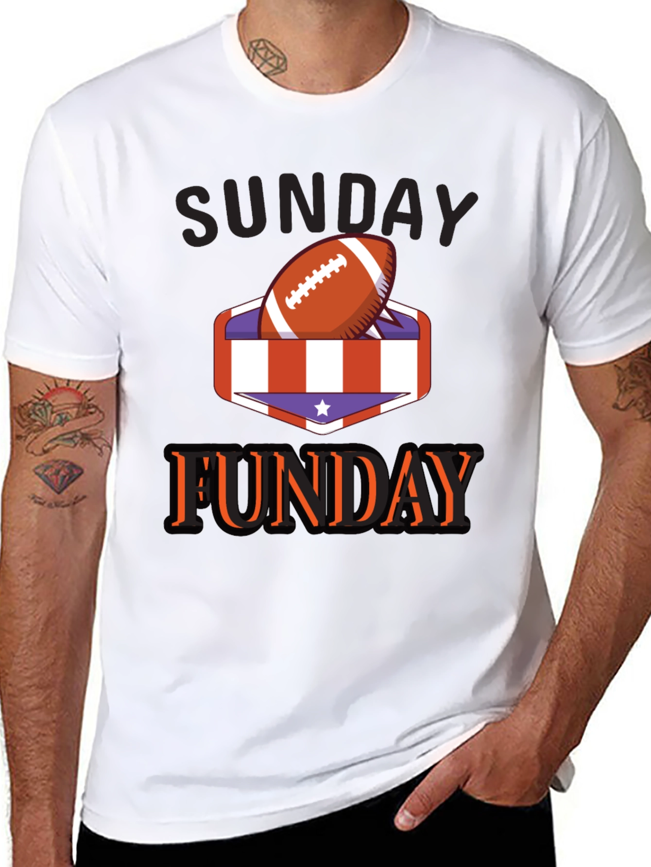 Sunday Funday Football T-Shirt