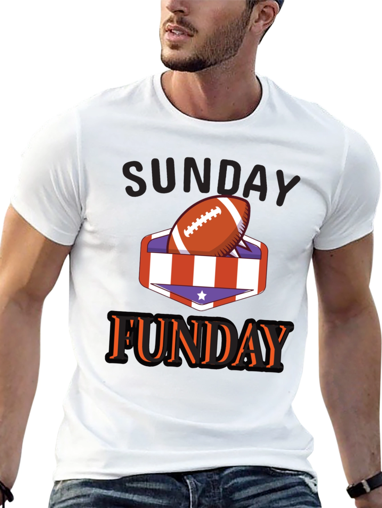 Sunday Funday Football T-Shirt