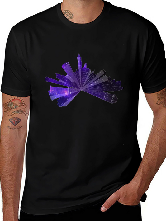 Cityscape Galaxy T-Shirt