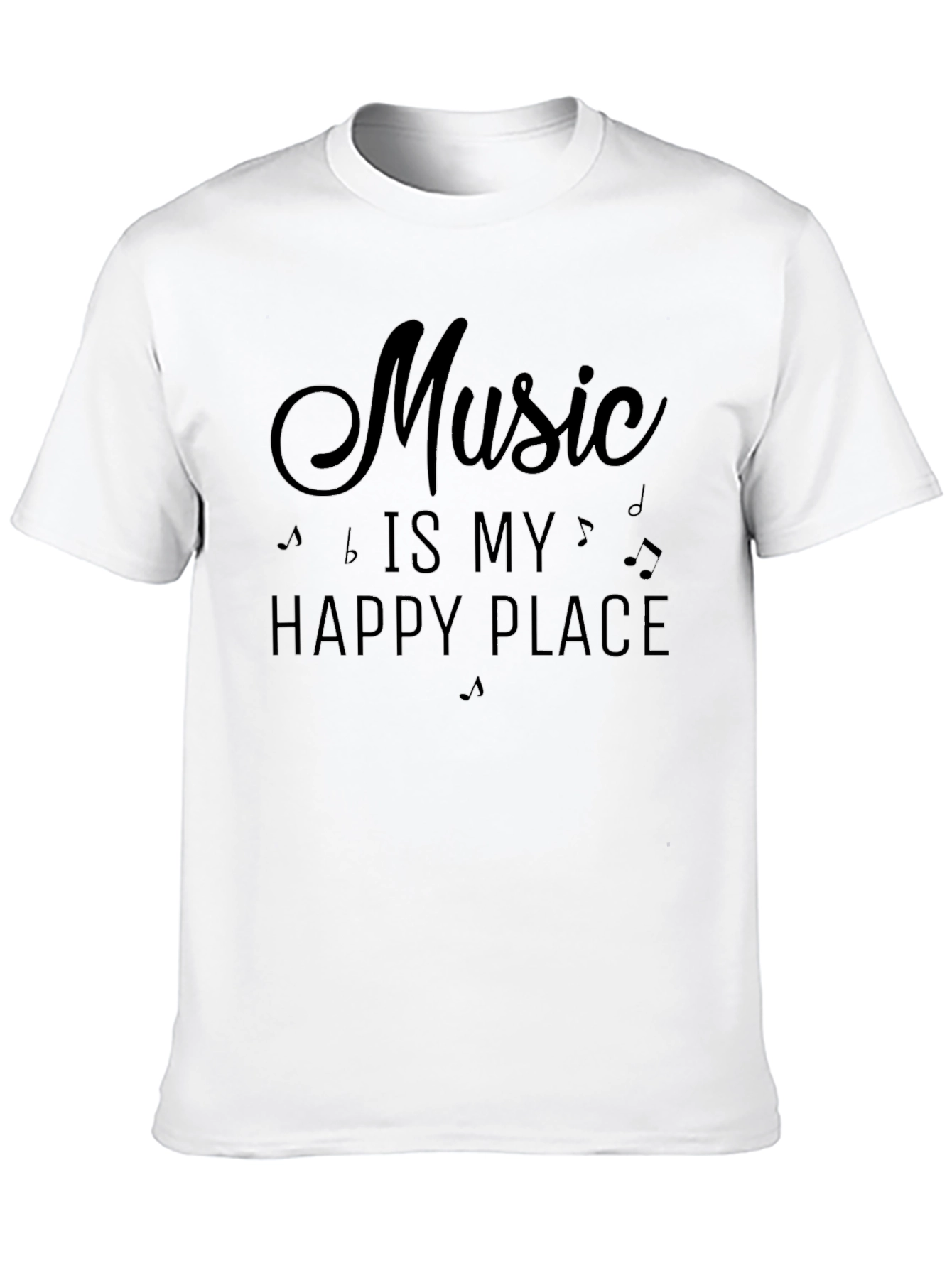 Music is My Happy Place Graphic Tee