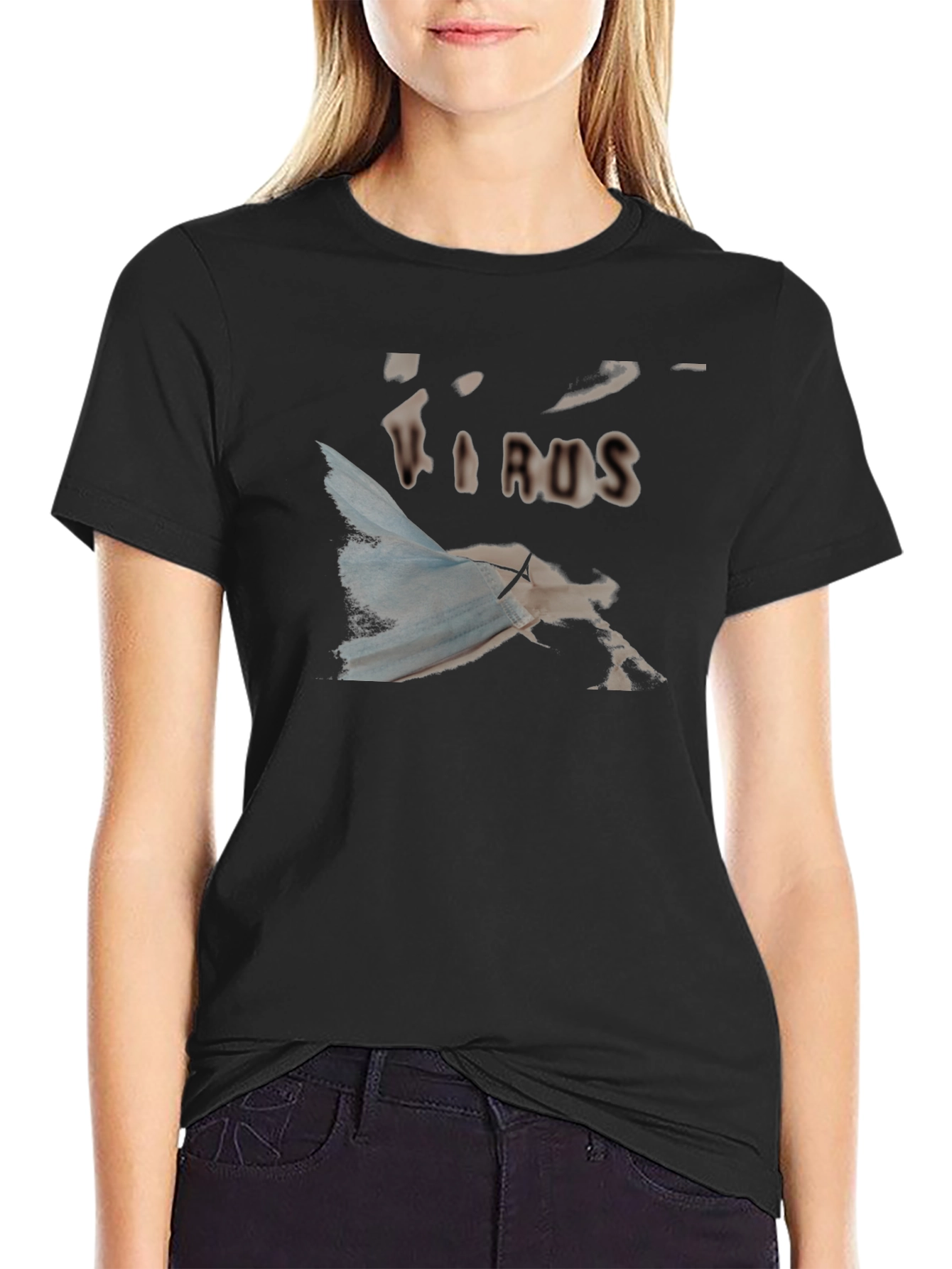 Virus Mask Humor T-Shirt