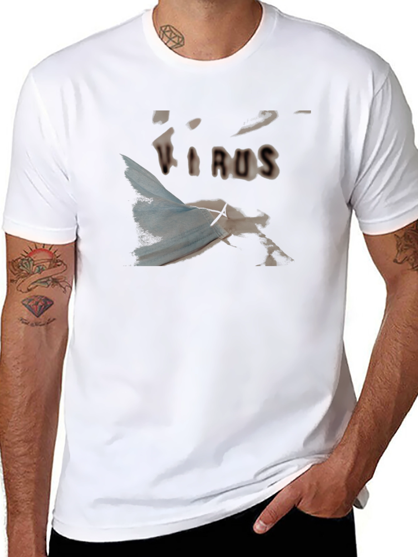 Virus Mask Humor T-Shirt