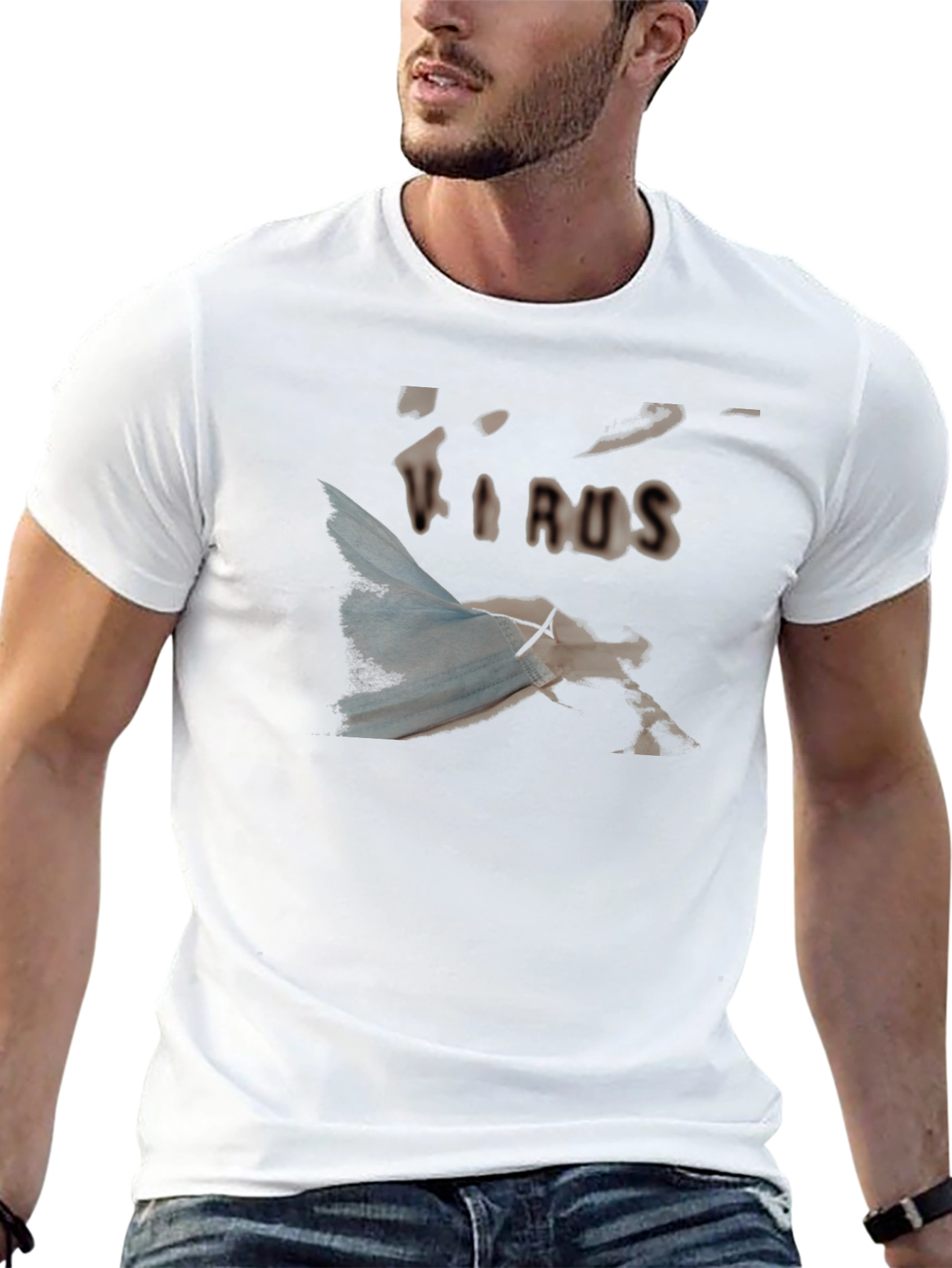 Virus Mask Humor T-Shirt