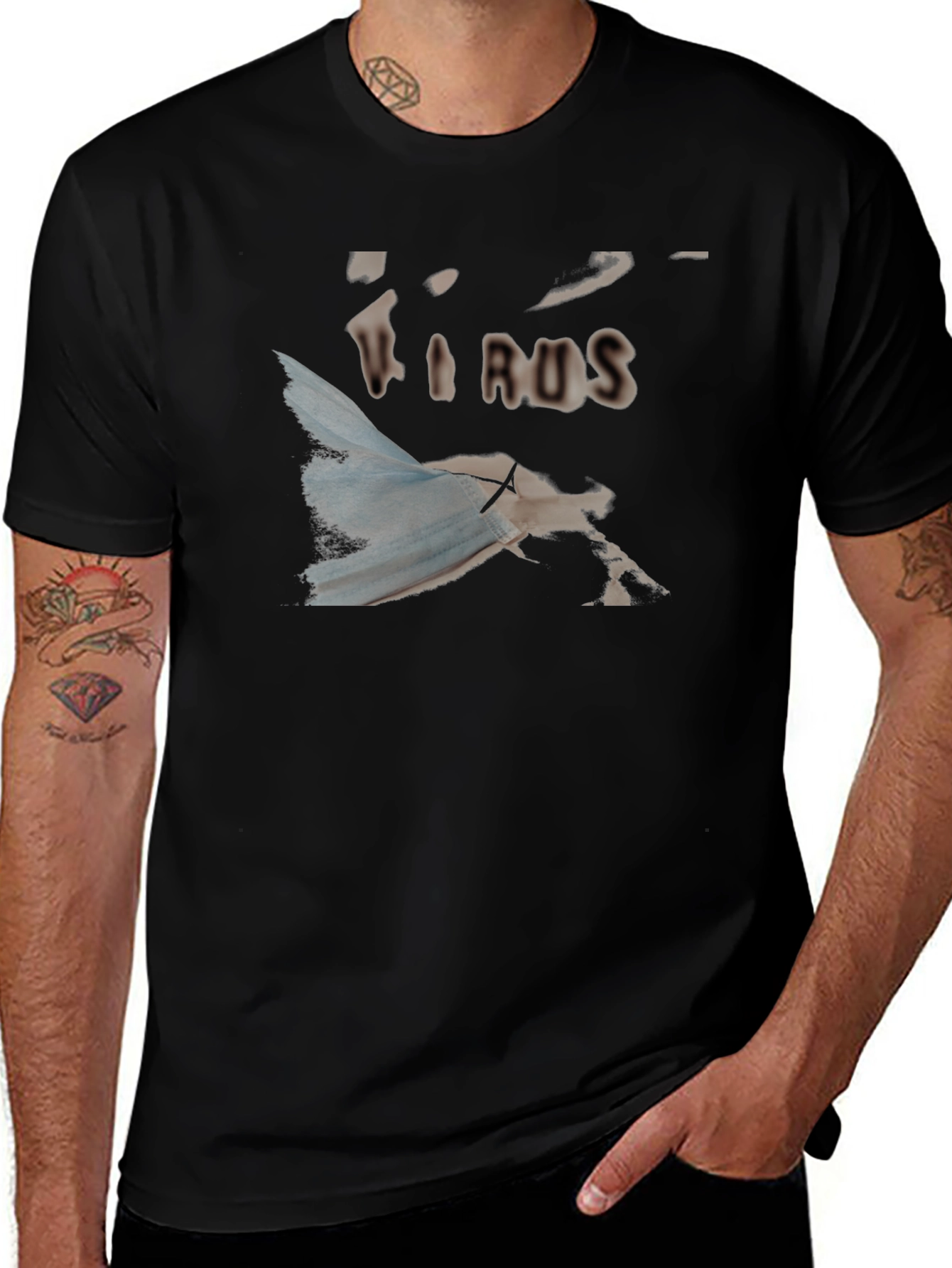 Virus Mask Humor T-Shirt