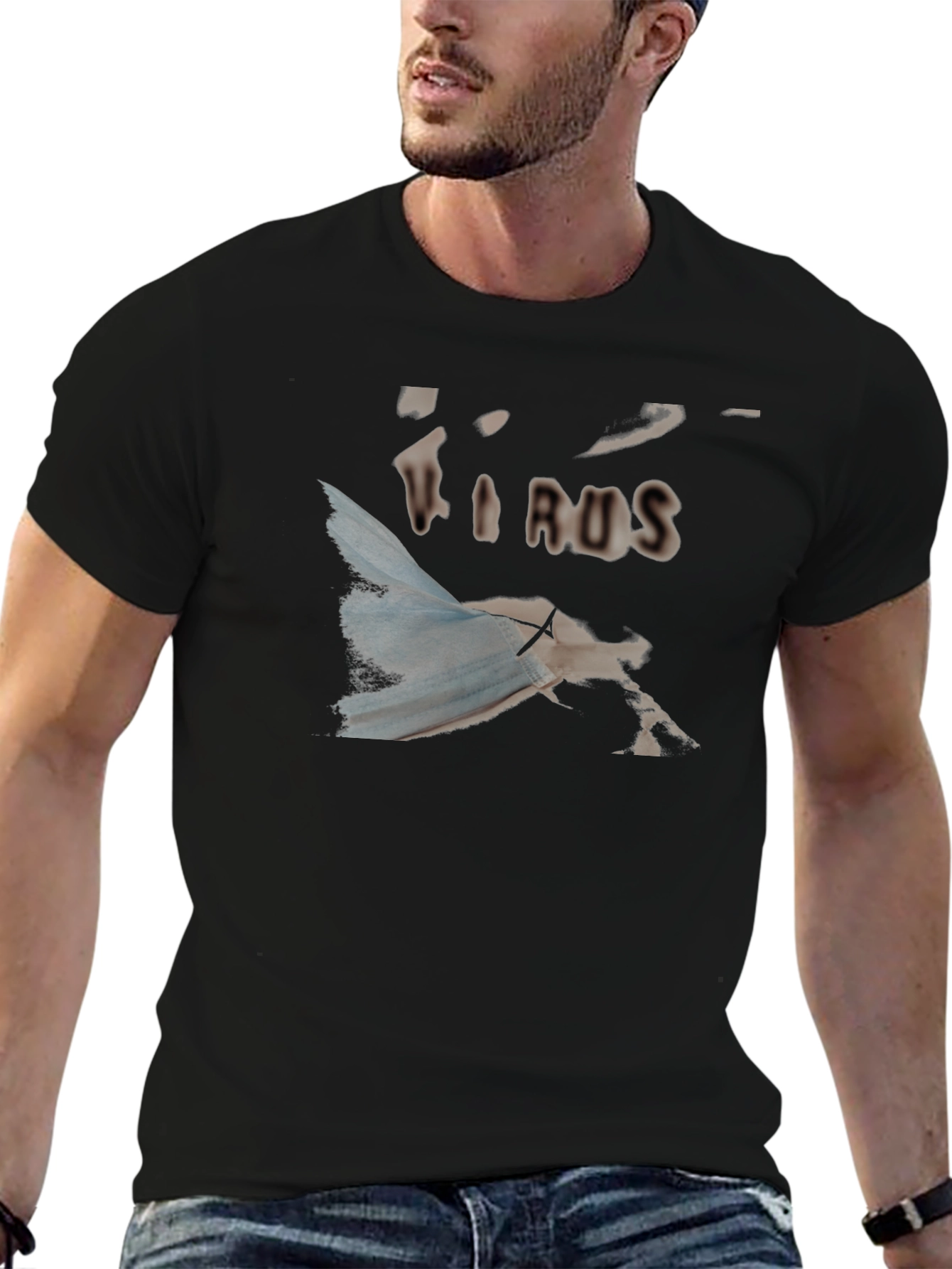 Virus Mask Humor T-Shirt