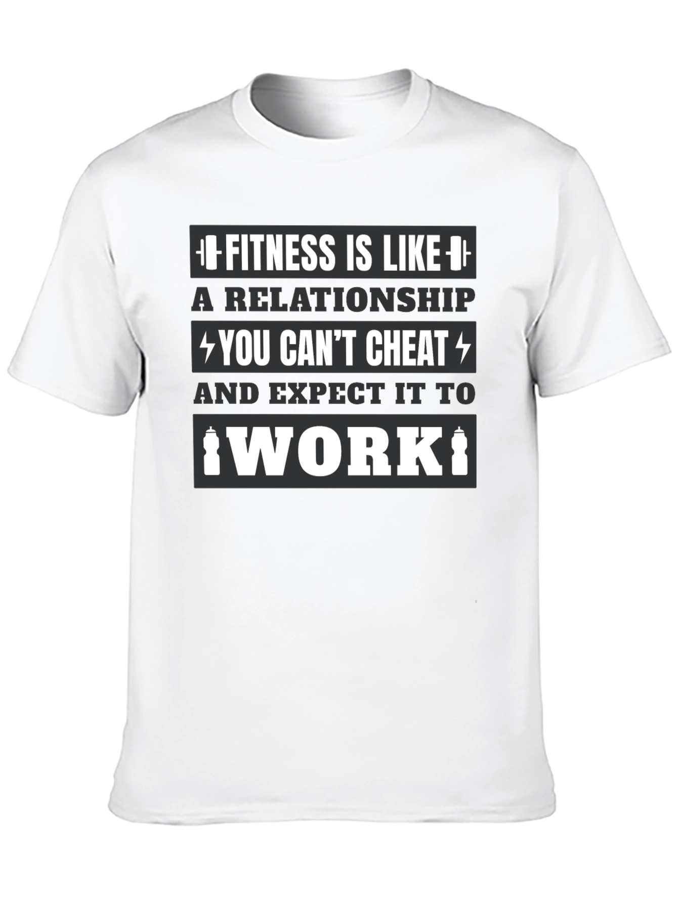 Fitness Relationship T-Shirt - Gym Motivation Tee