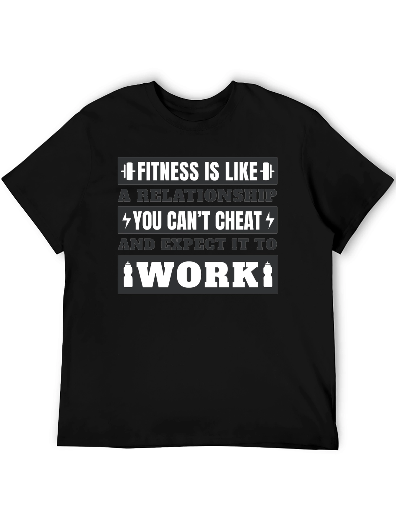 Fitness Relationship T-Shirt - Gym Motivation Tee