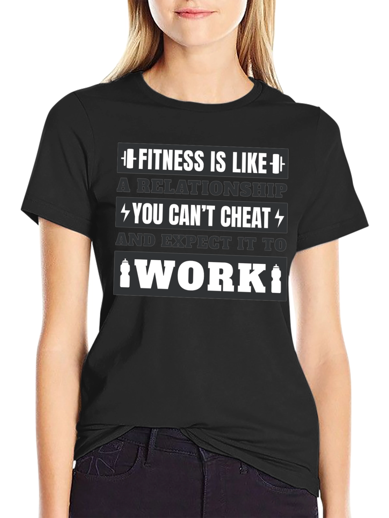 Fitness Relationship T-Shirt - Gym Motivation Tee