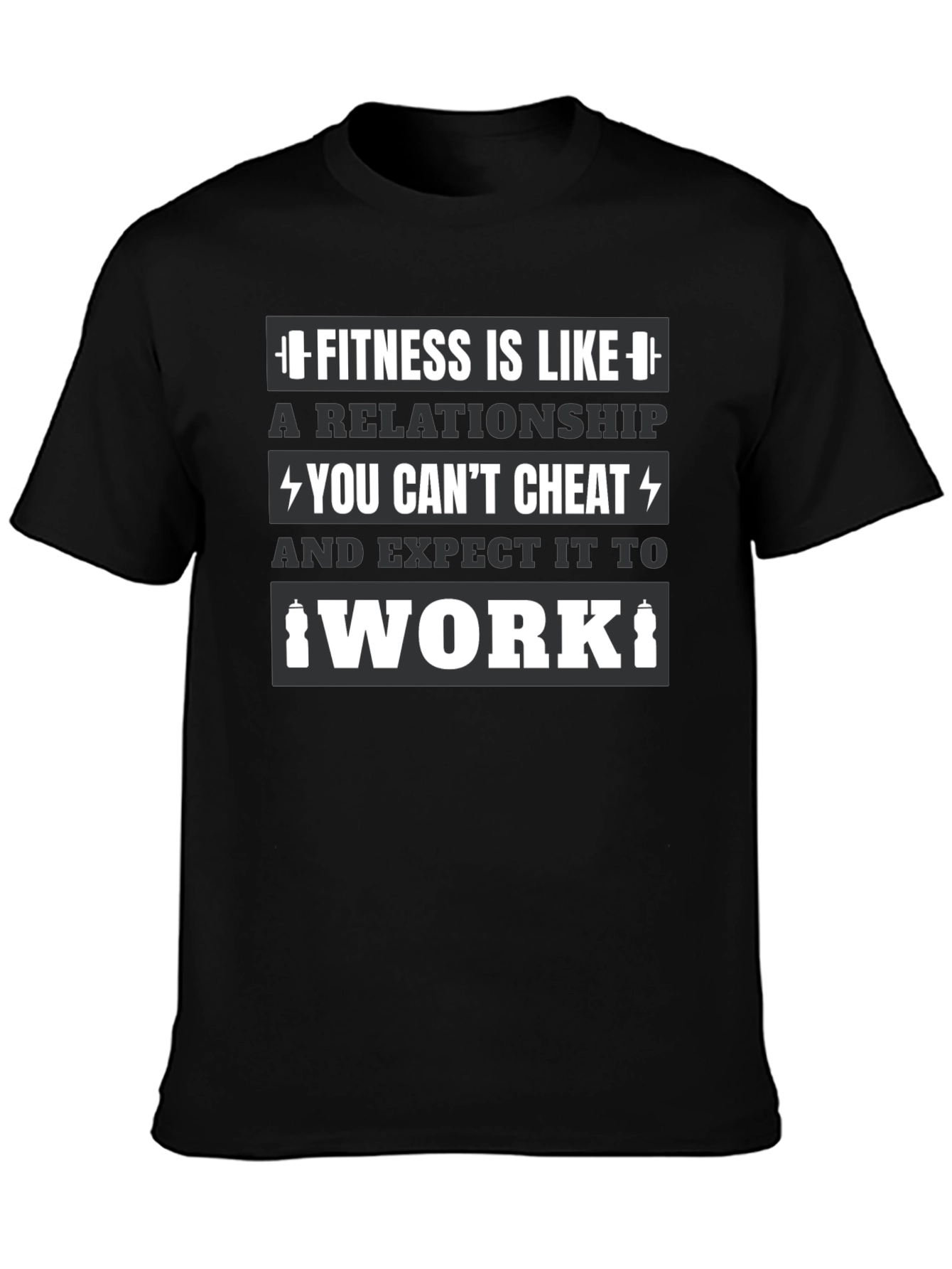 Fitness Relationship T-Shirt - Gym Motivation Tee