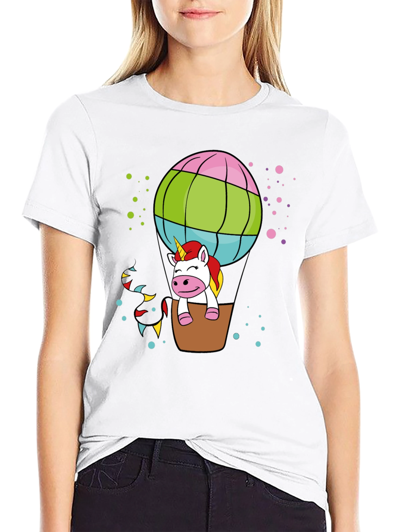 Unicorn Hot Air Balloon T-Shirt