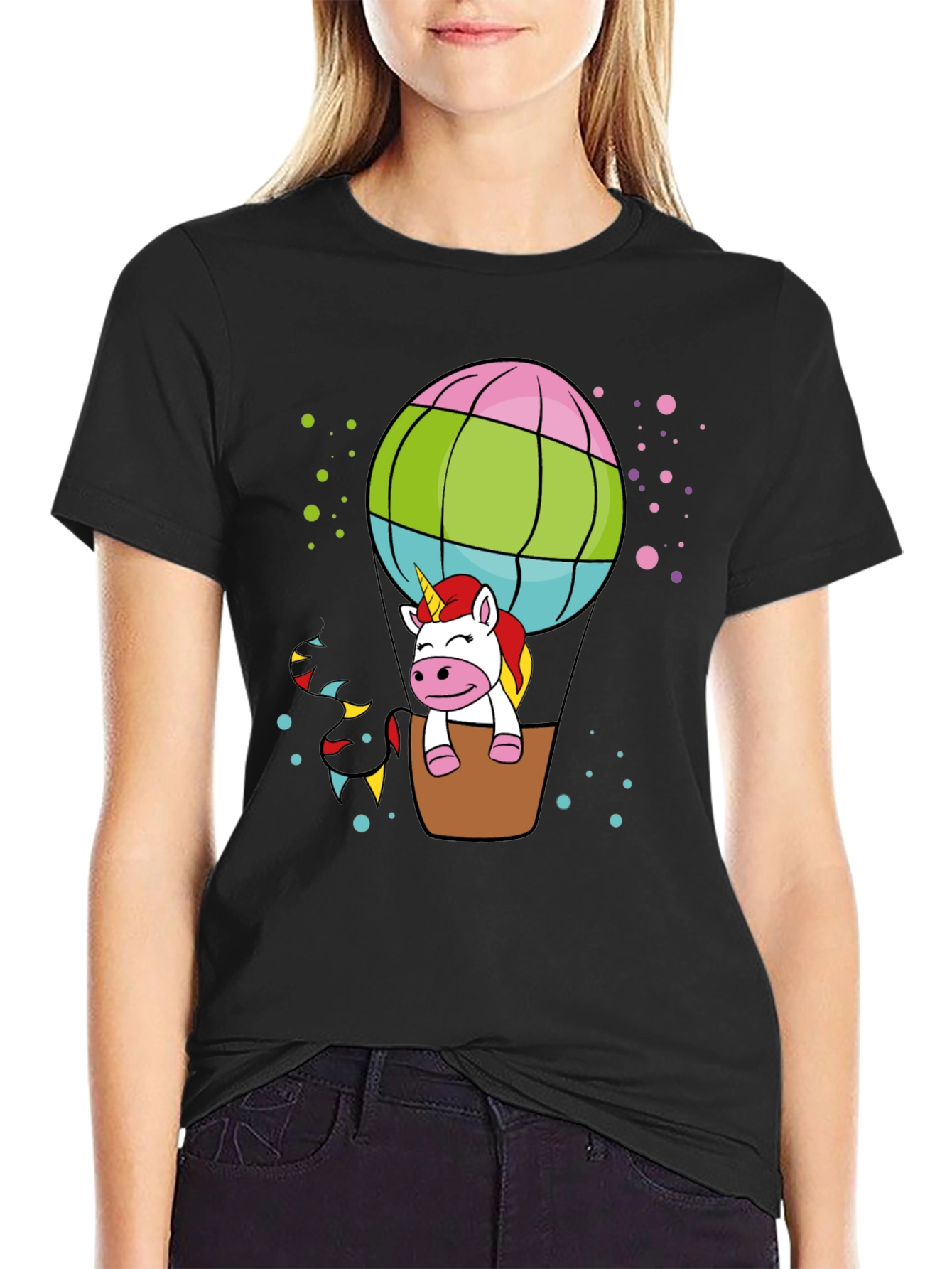Unicorn Hot Air Balloon T-Shirt