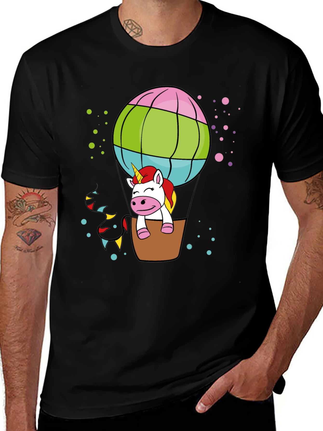 Unicorn Hot Air Balloon T-Shirt