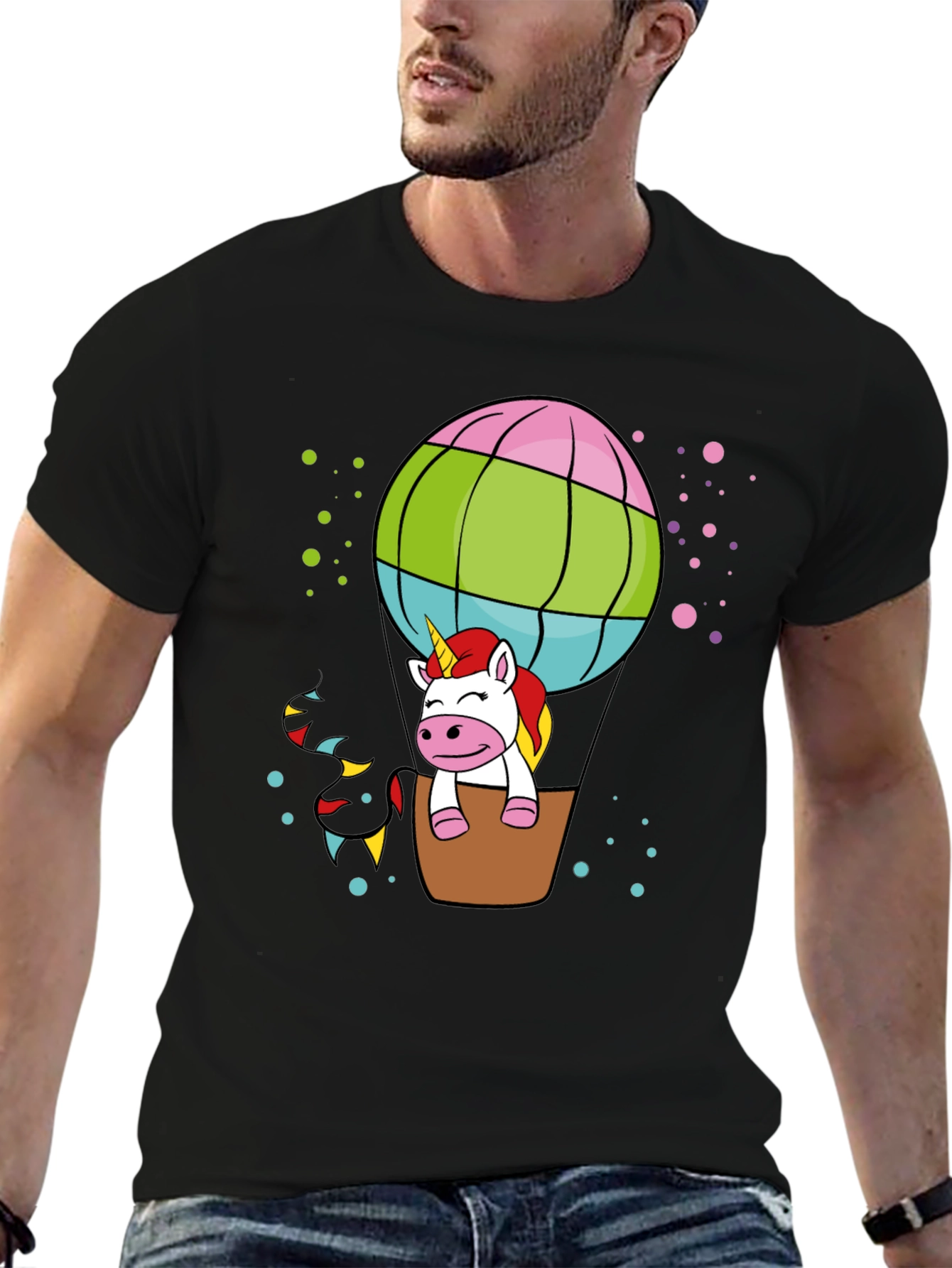Unicorn Hot Air Balloon T-Shirt