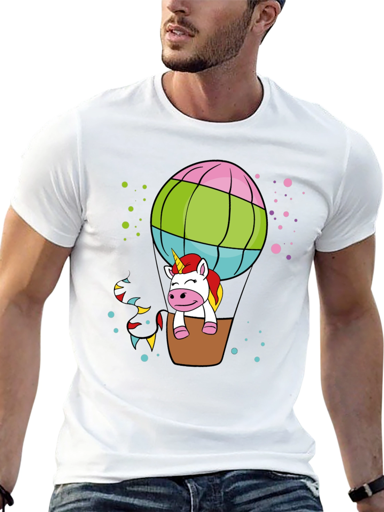 Unicorn Hot Air Balloon T-Shirt