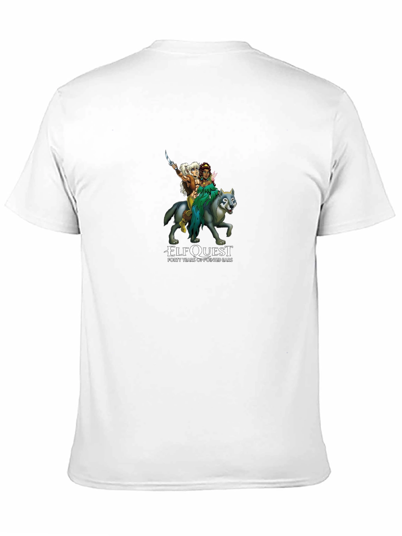 ElfQuest 40 Years Black T-Shirt