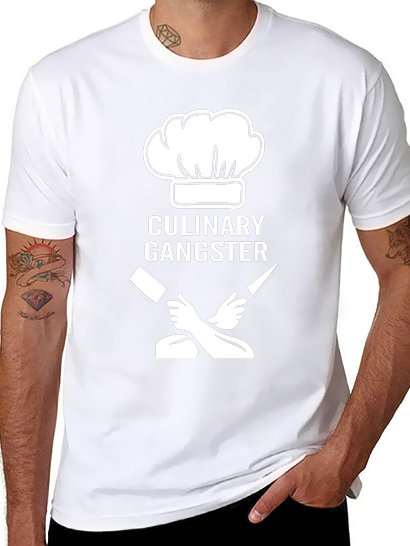 Culinary Gangster T-Shirt - Chef Humor Tee
