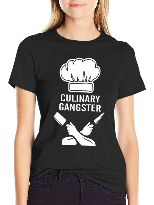 Culinary Gangster T-Shirt - Chef Humor Tee