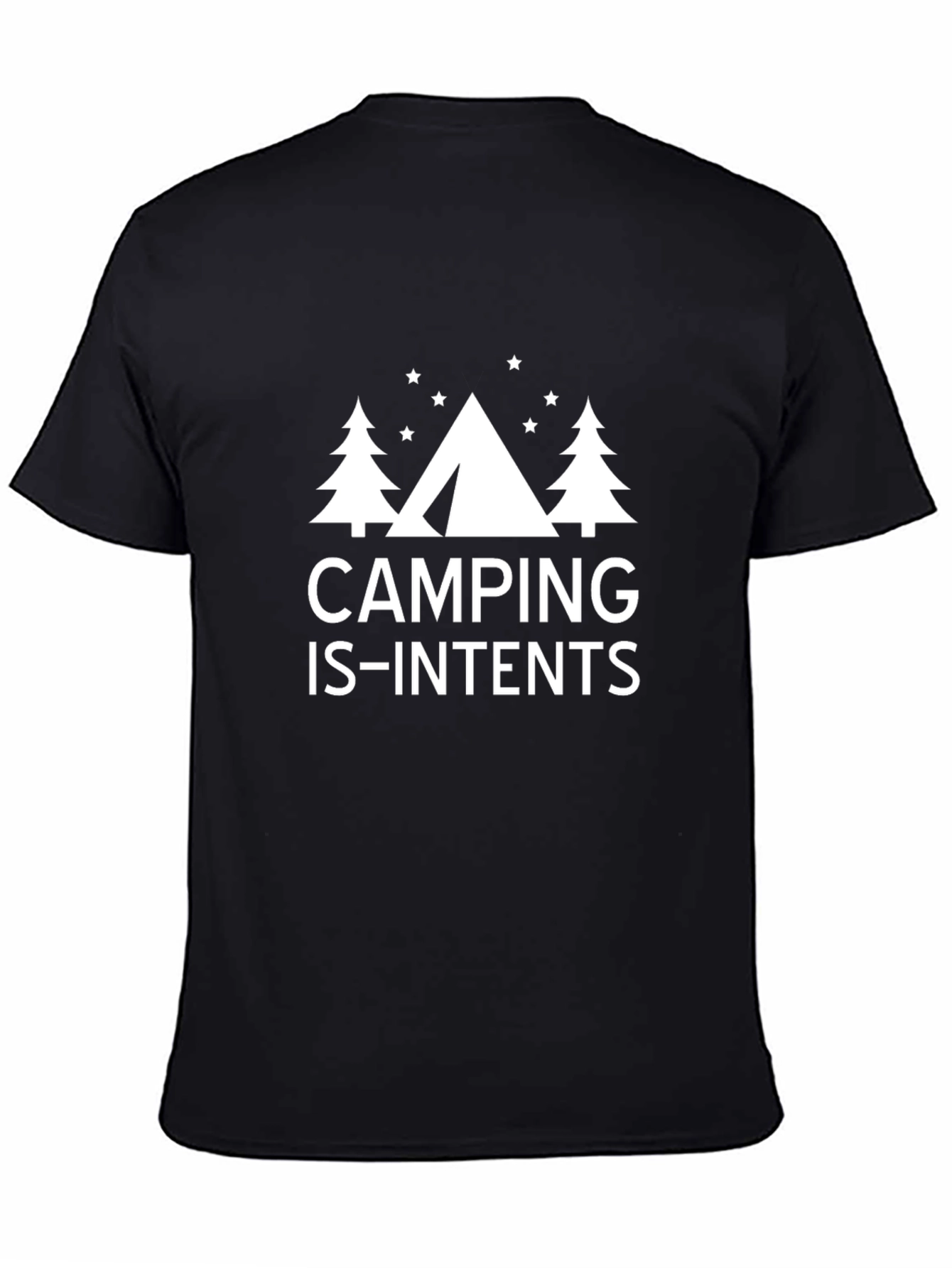Camping Is-Intents Graphic T-Shirt