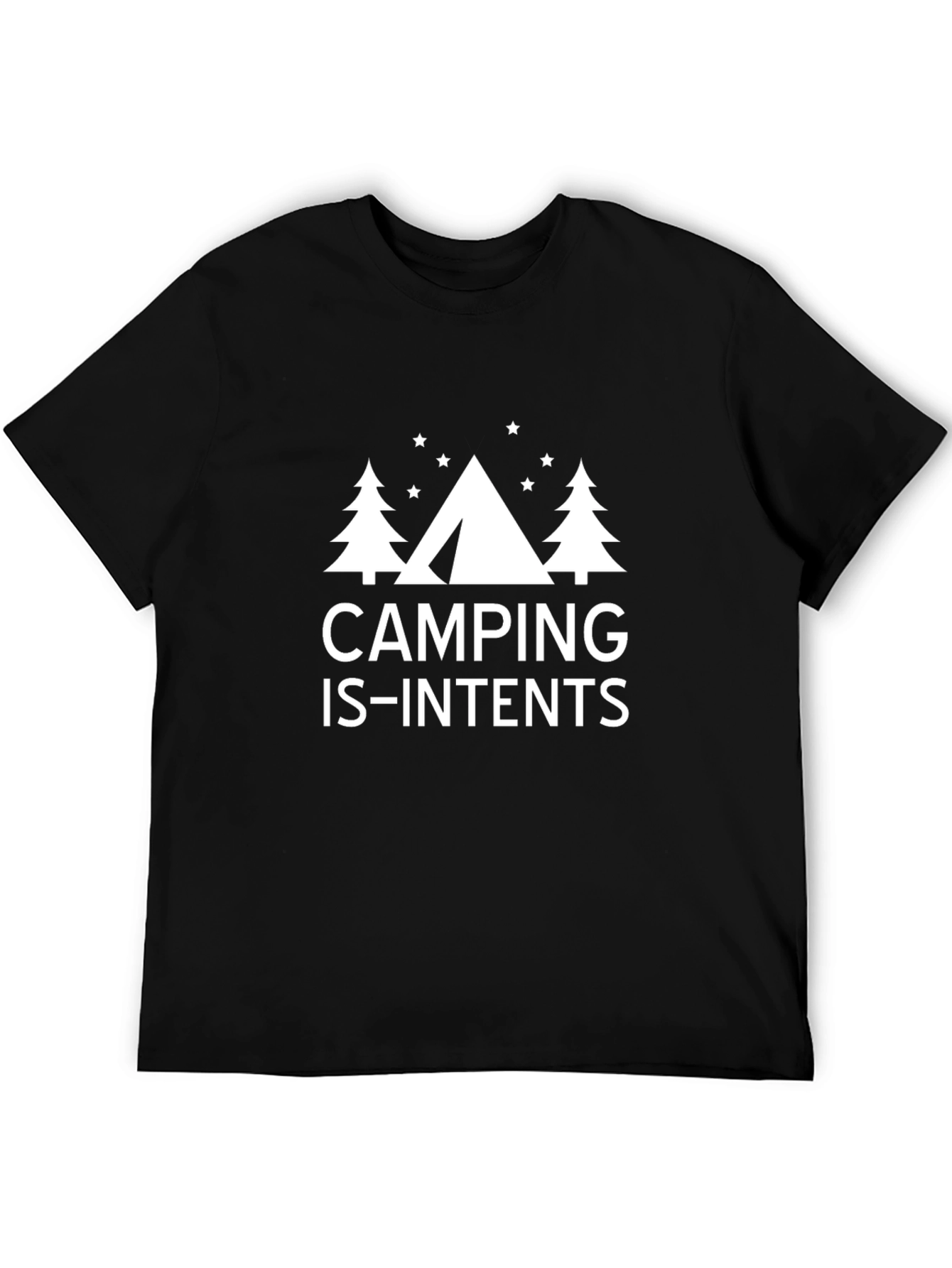 Camping Is-Intents Graphic T-Shirt