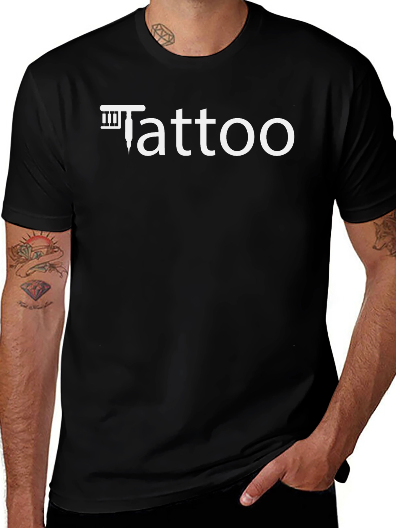 Tattoo Artist Graphic Tee - Cool Black T-Shirt
