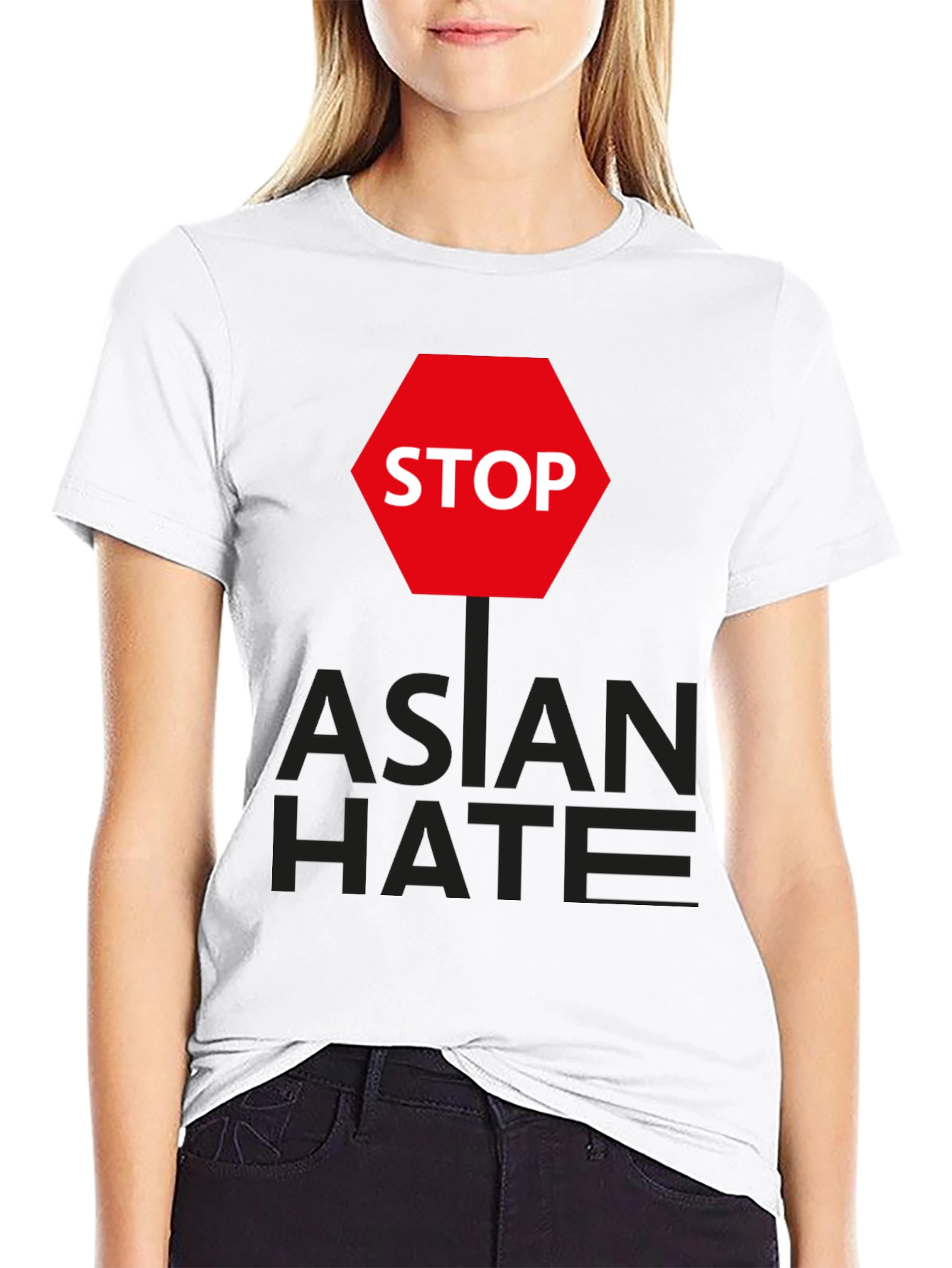 Stop Asian Hate Graphic T-Shirt