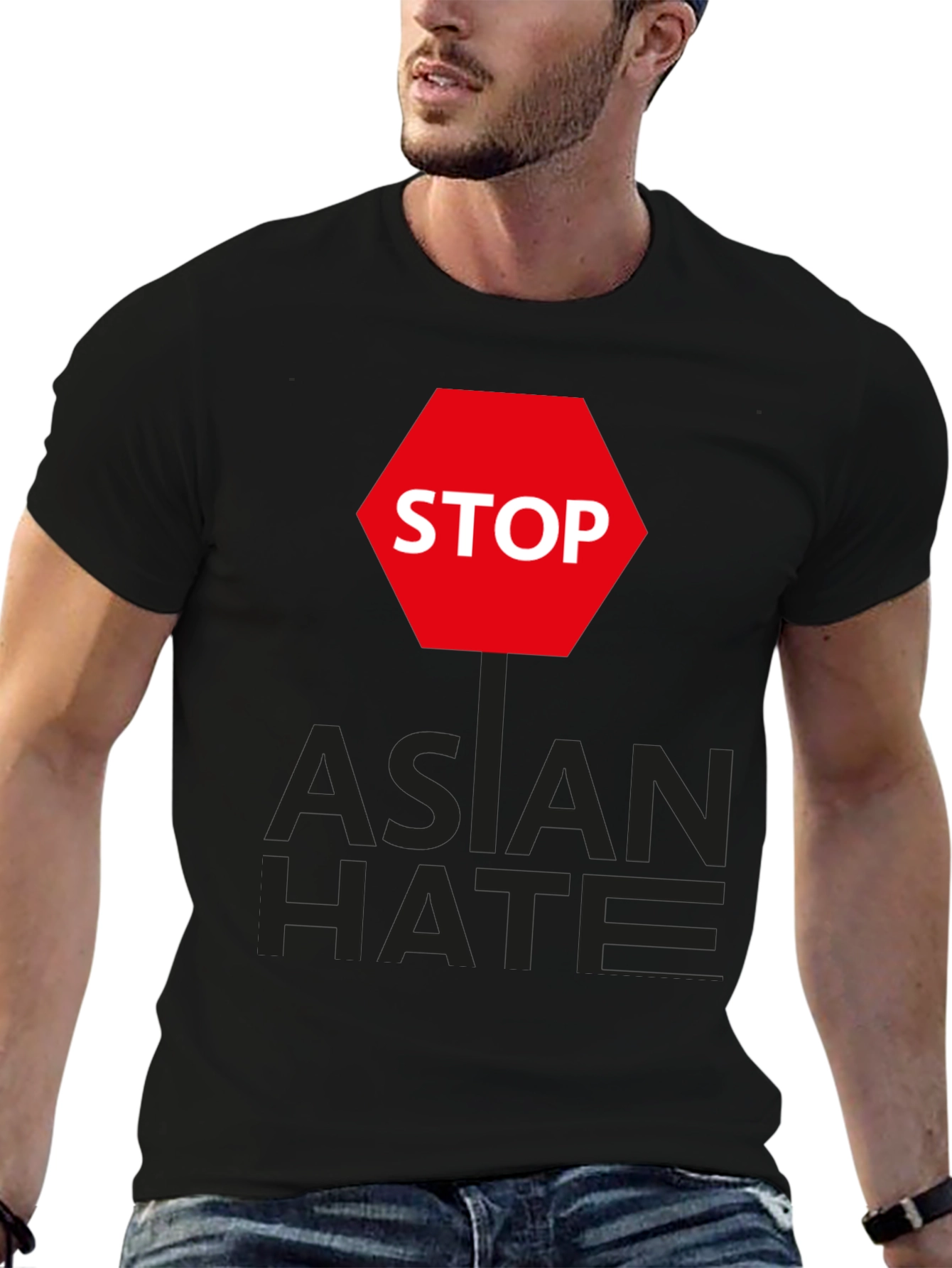 Stop Asian Hate Graphic T-Shirt