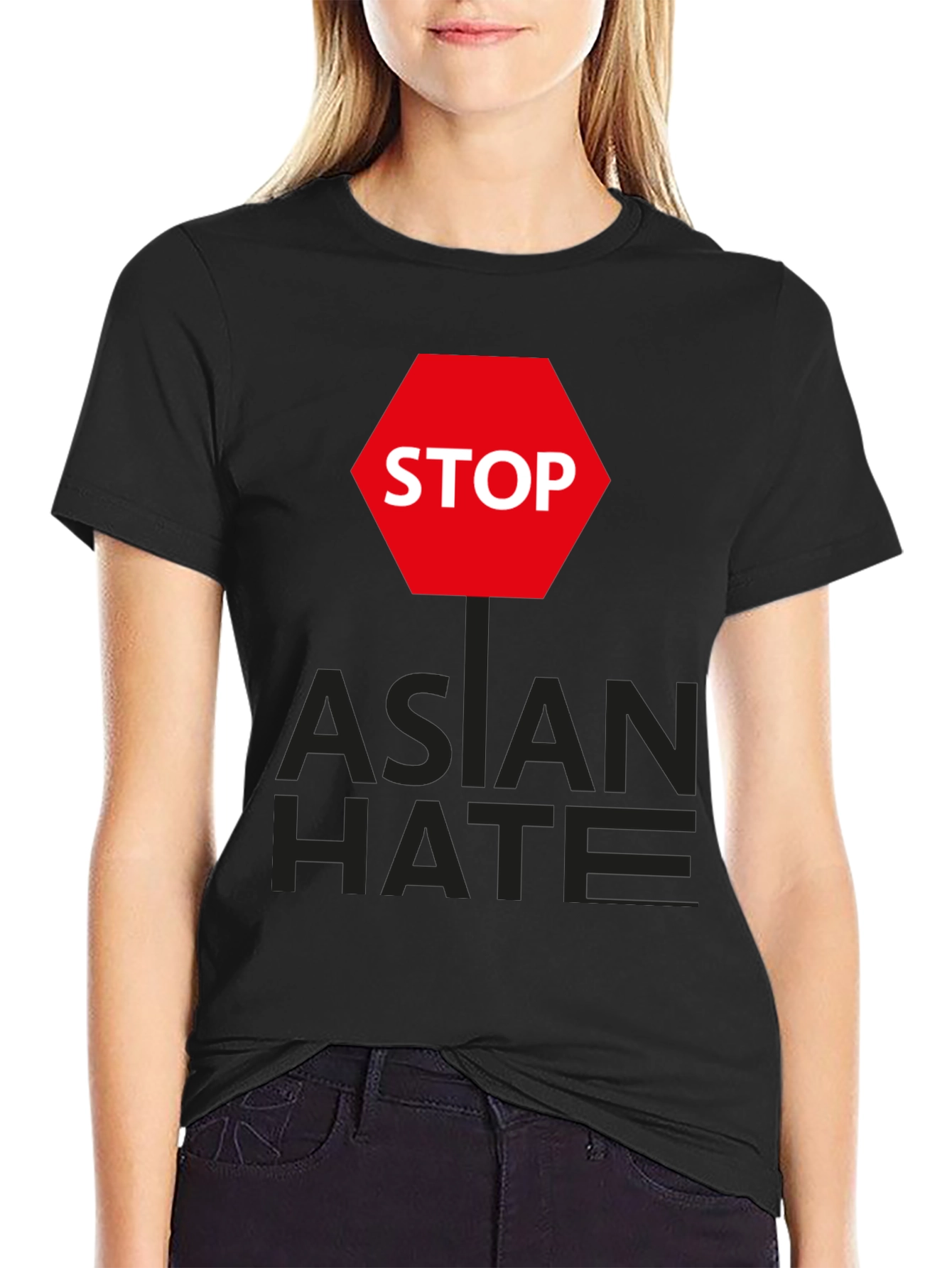 Stop Asian Hate Graphic T-Shirt
