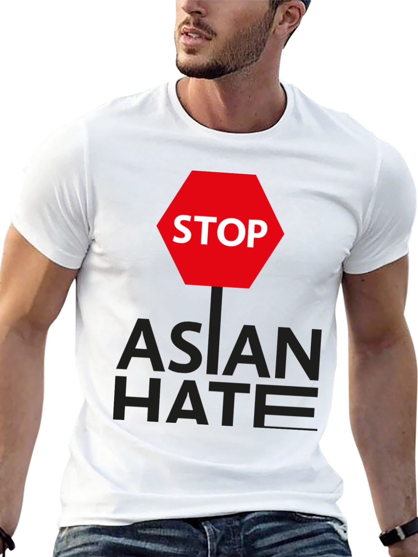 Stop Asian Hate Graphic T-Shirt