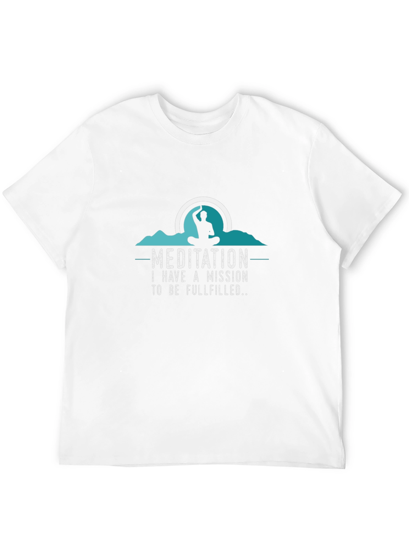 Meditation Mission Black T-Shirt