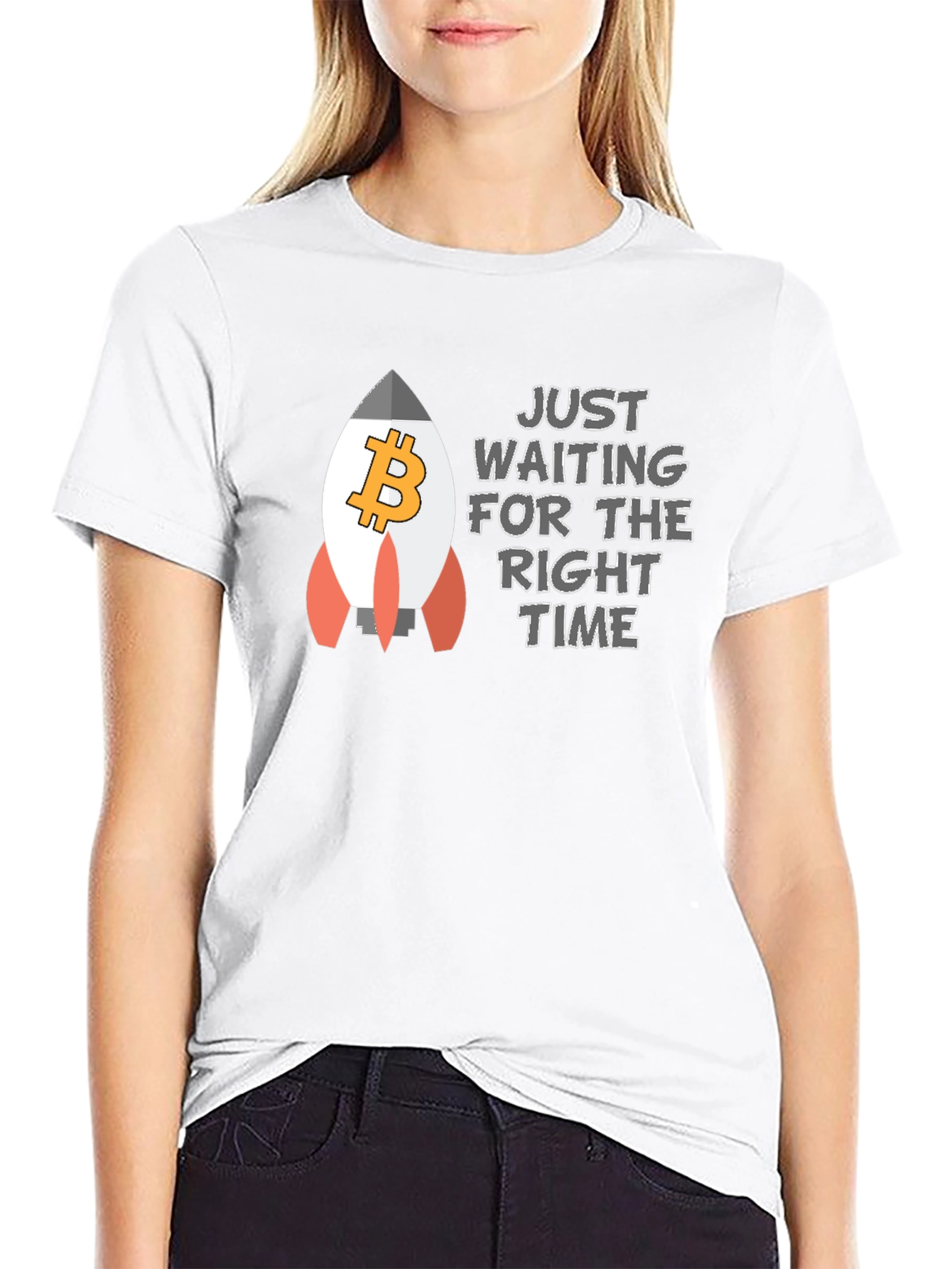 Bitcoin Rocket T-Shirt - Crypto HODL