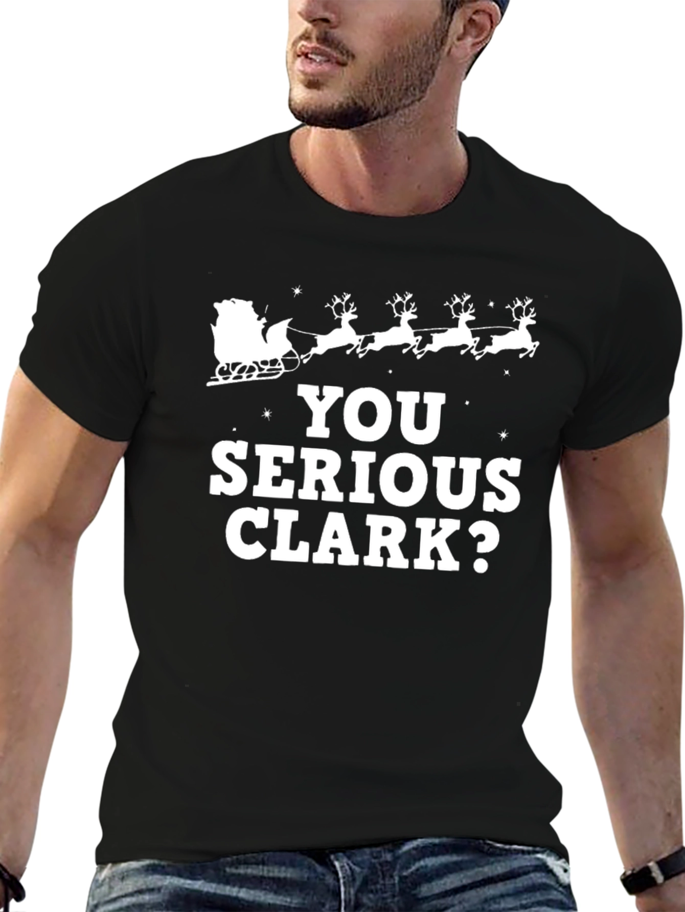 You Serious Clark? Black Christmas T-Shirt