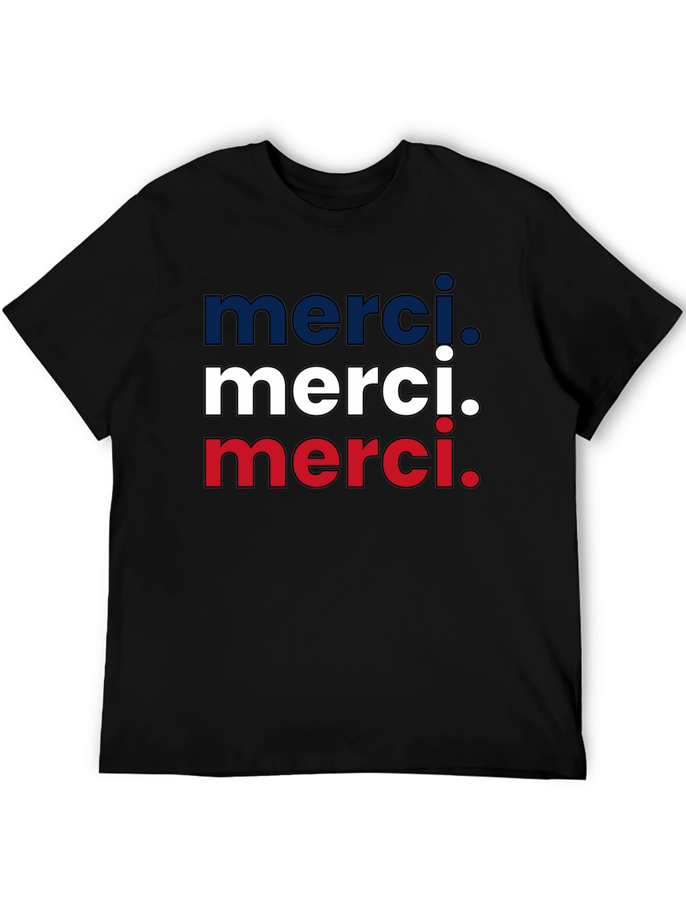 Merci Graphic Tee - Stylish French Thank You T-Shirt