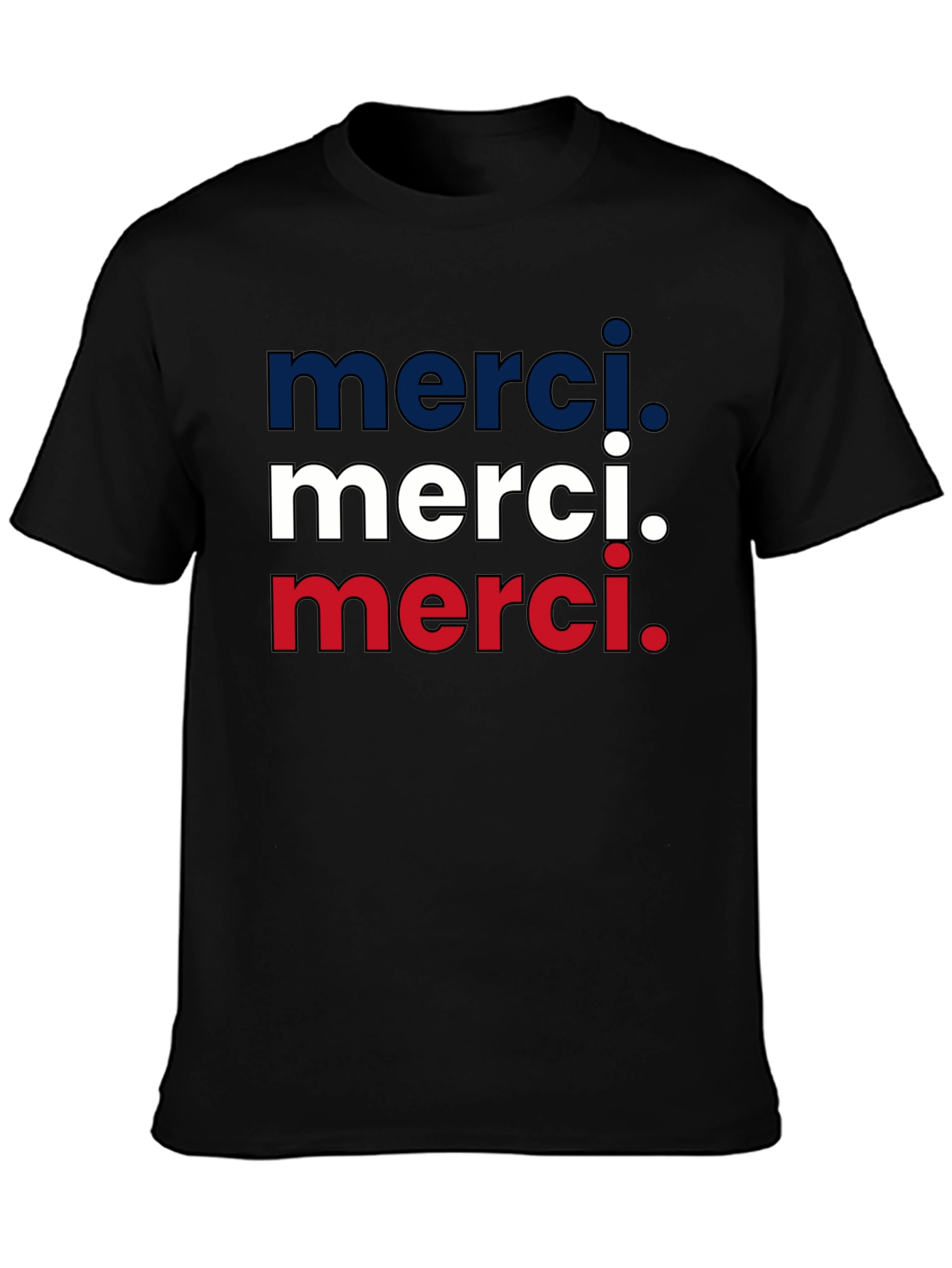 Merci Graphic Tee - Stylish French Thank You T-Shirt
