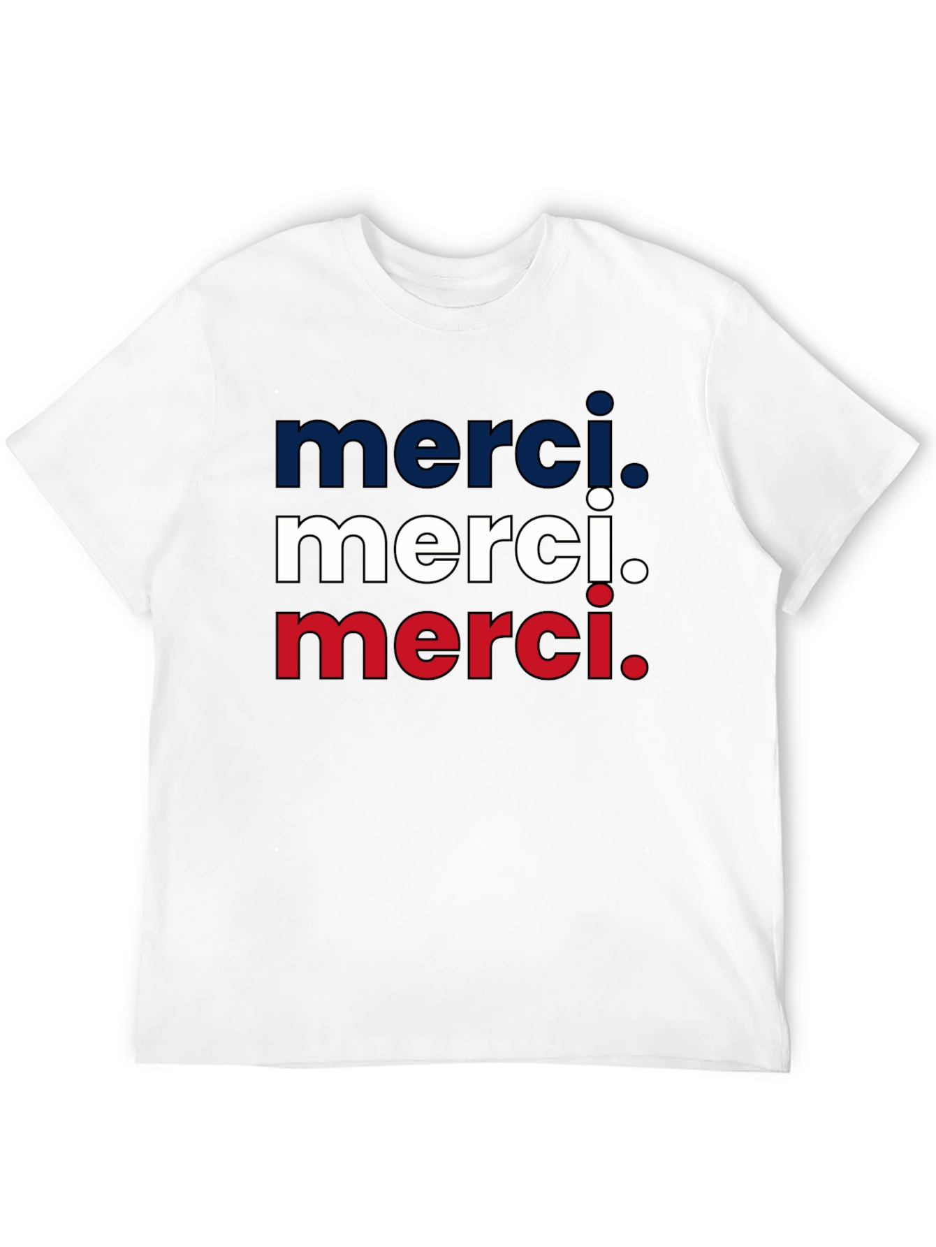 Merci Graphic Tee - Stylish French Thank You T-Shirt