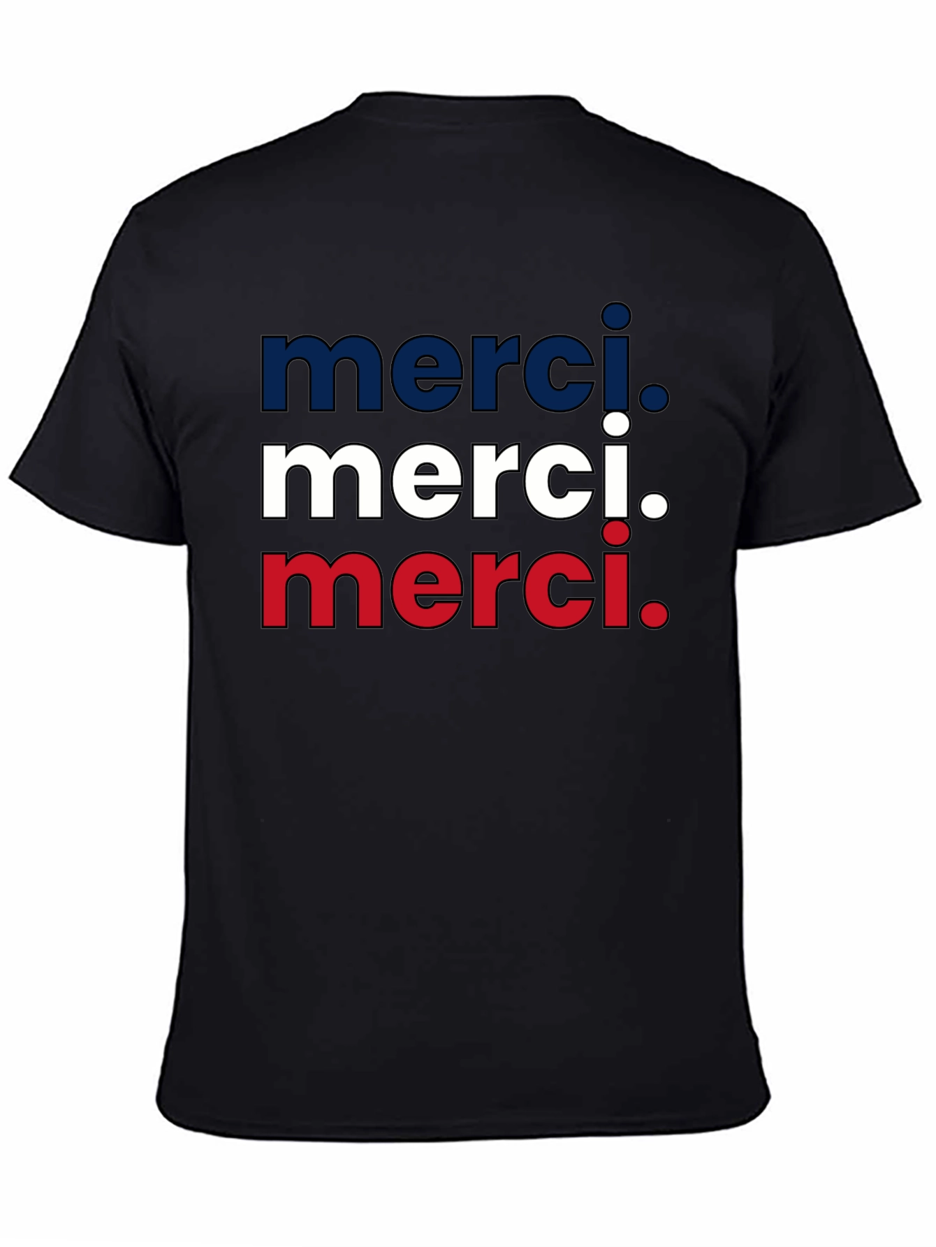 Merci Graphic Tee - Stylish French Thank You T-Shirt