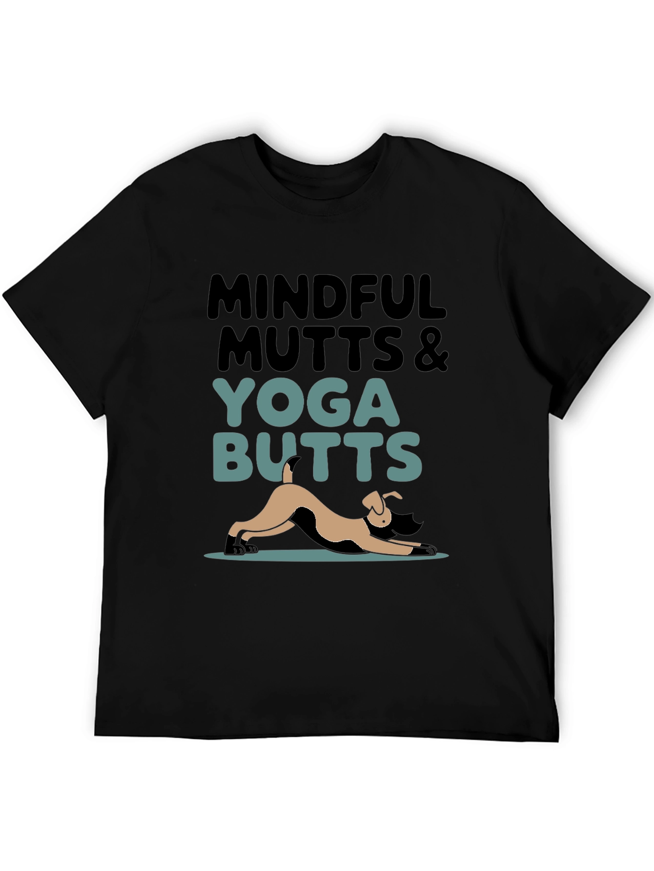 Mindful Mutts & Yoga Butts Graphic Tee