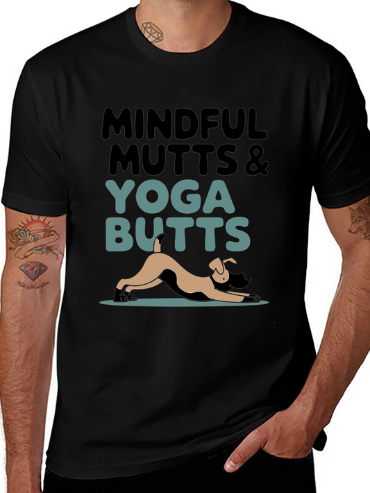 Mindful Mutts & Yoga Butts Graphic Tee