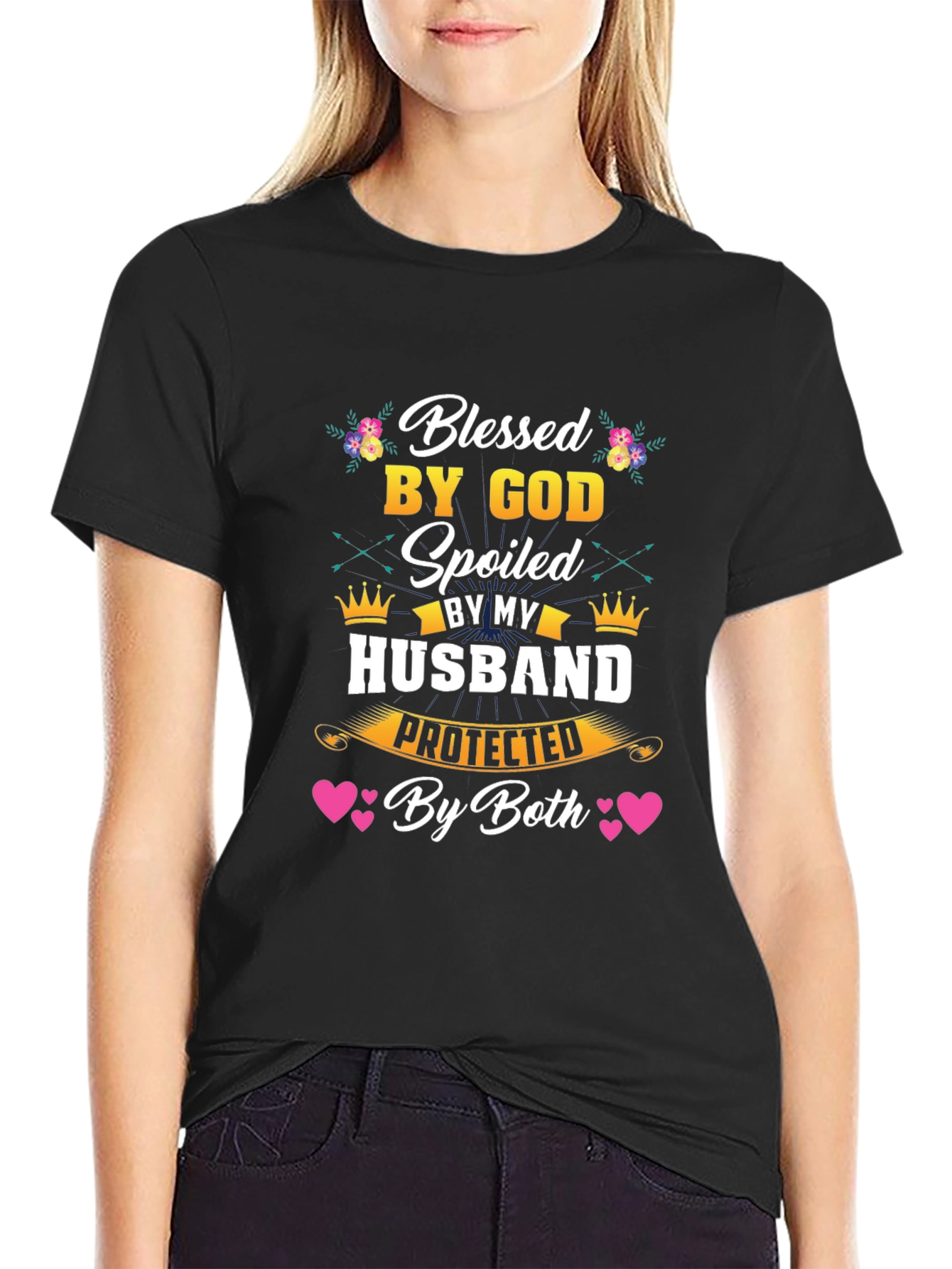 Blessed By God Husband T-Shirt