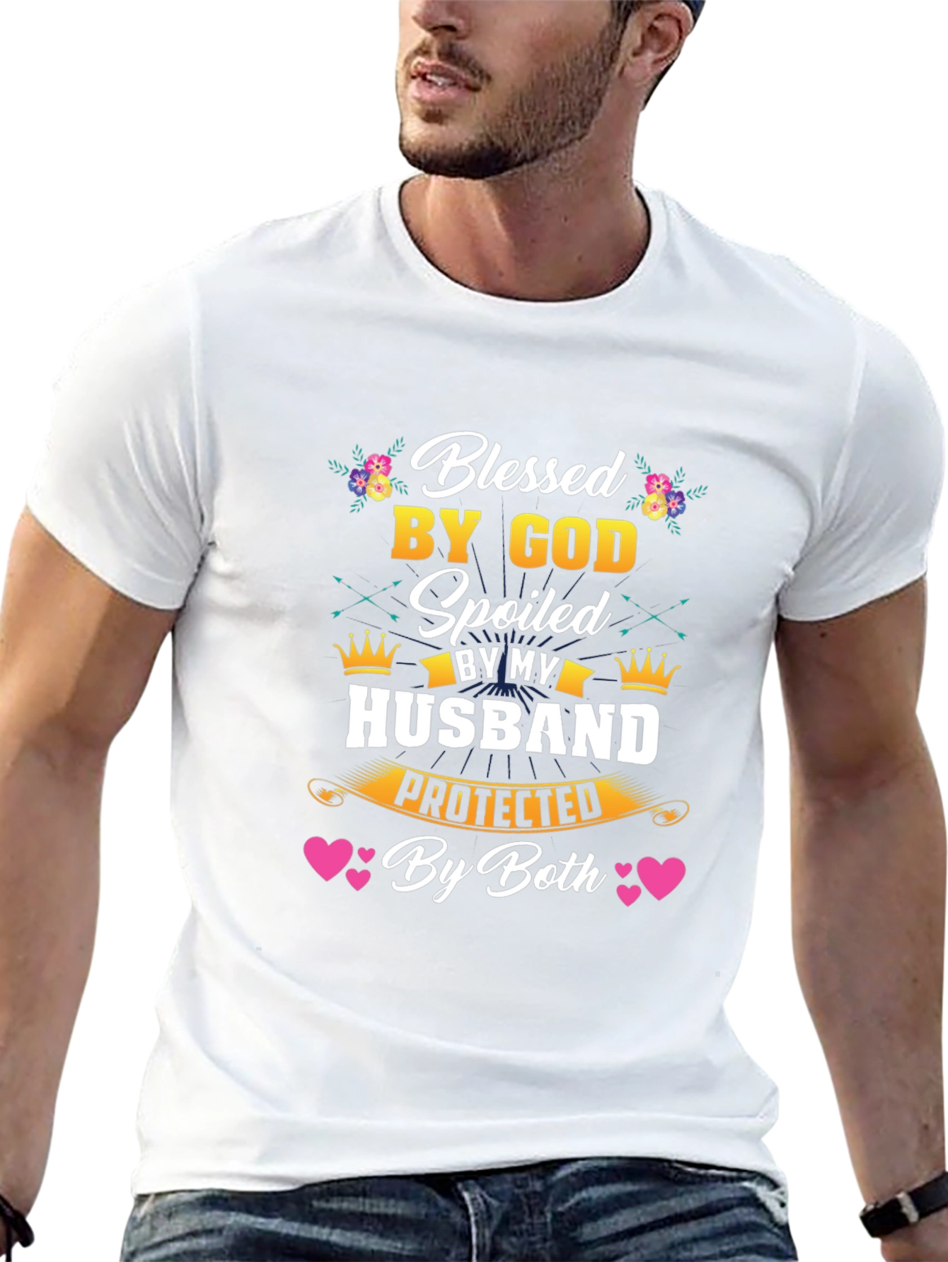 Blessed By God Husband T-Shirt