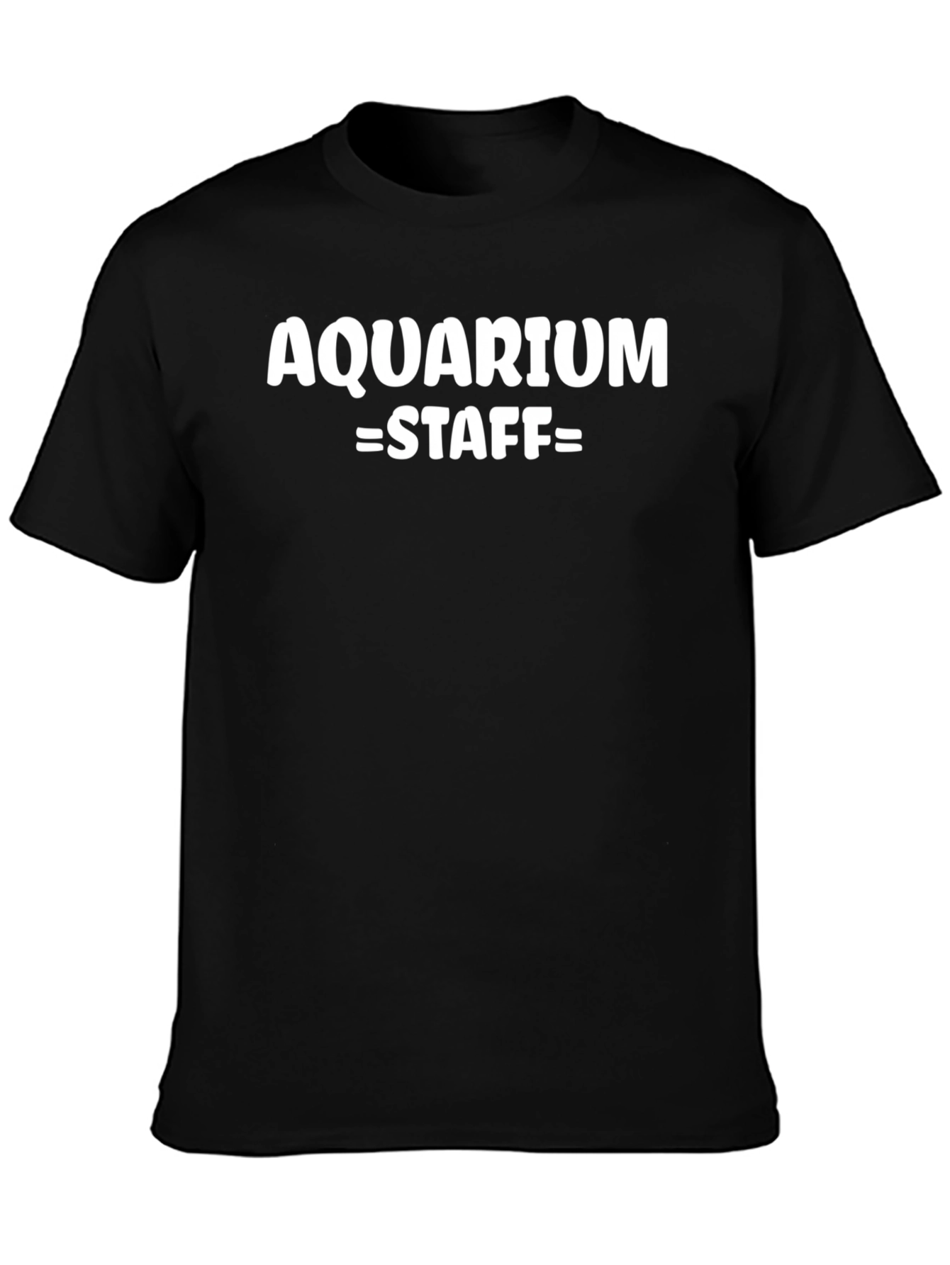 Aquarium Staff Black T-Shirt