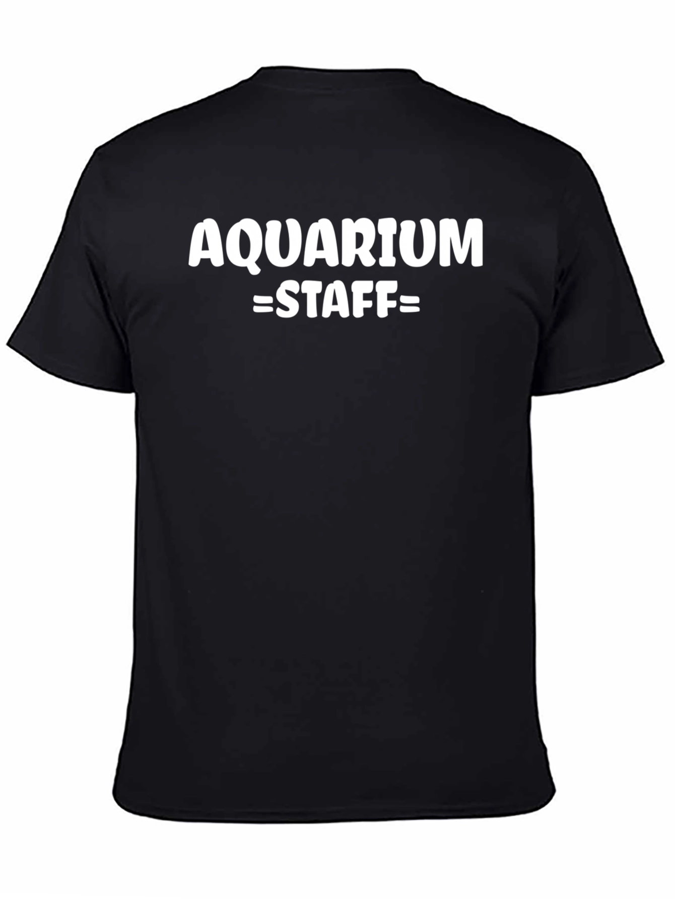Aquarium Staff Black T-Shirt