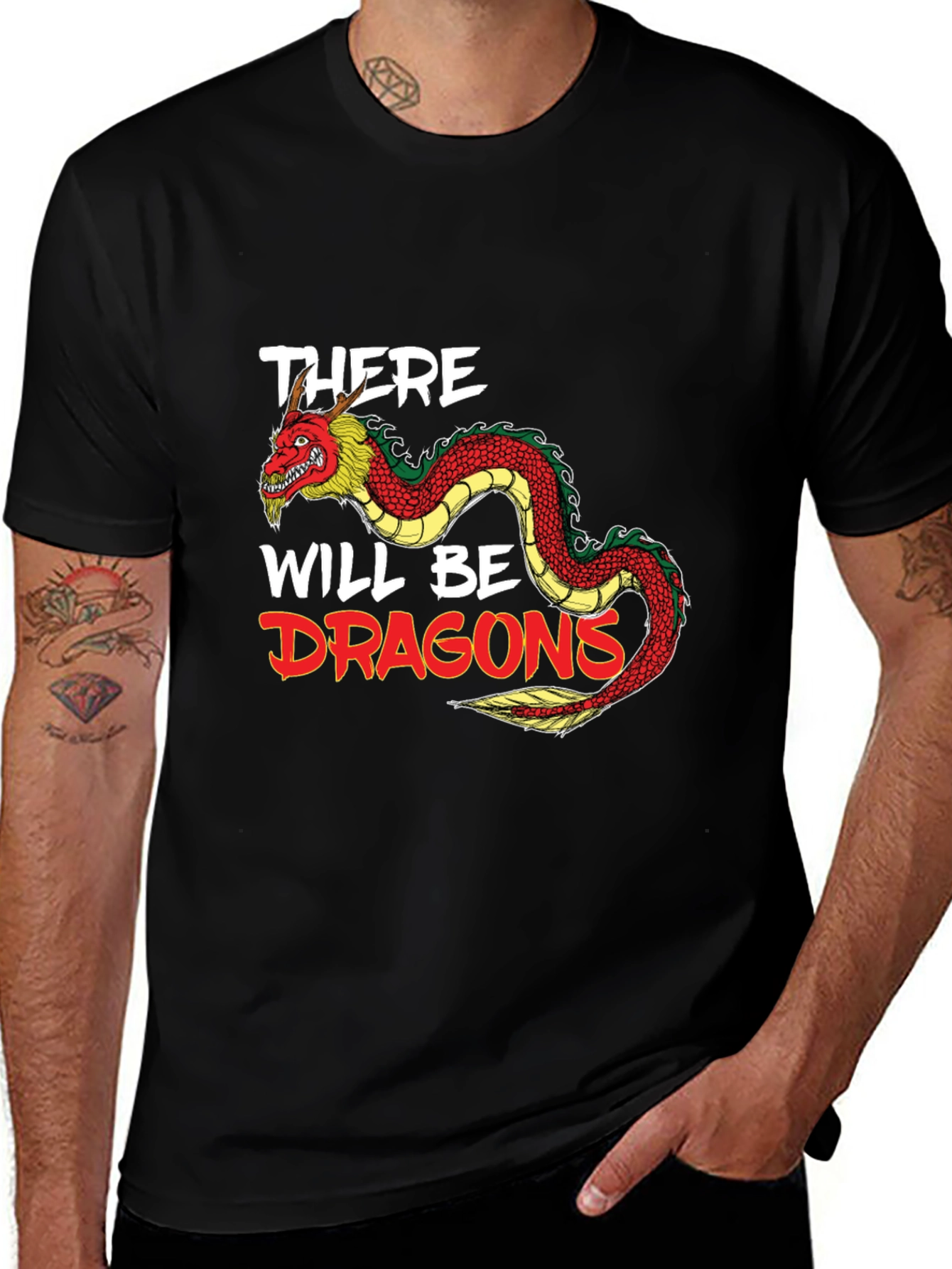 There Will Be Dragons Graphic Tee