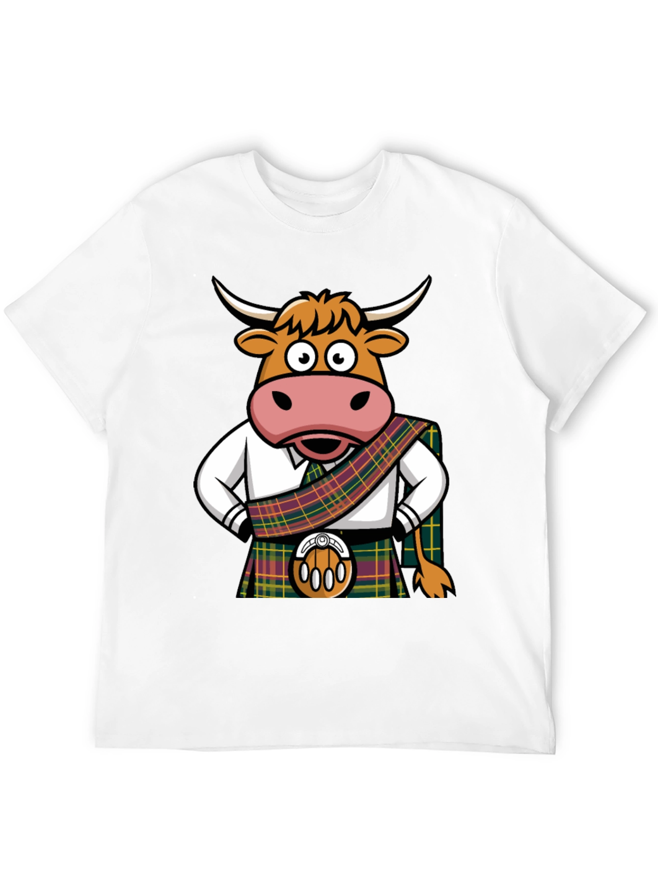 Scottish Cow Kilt T-Shirt