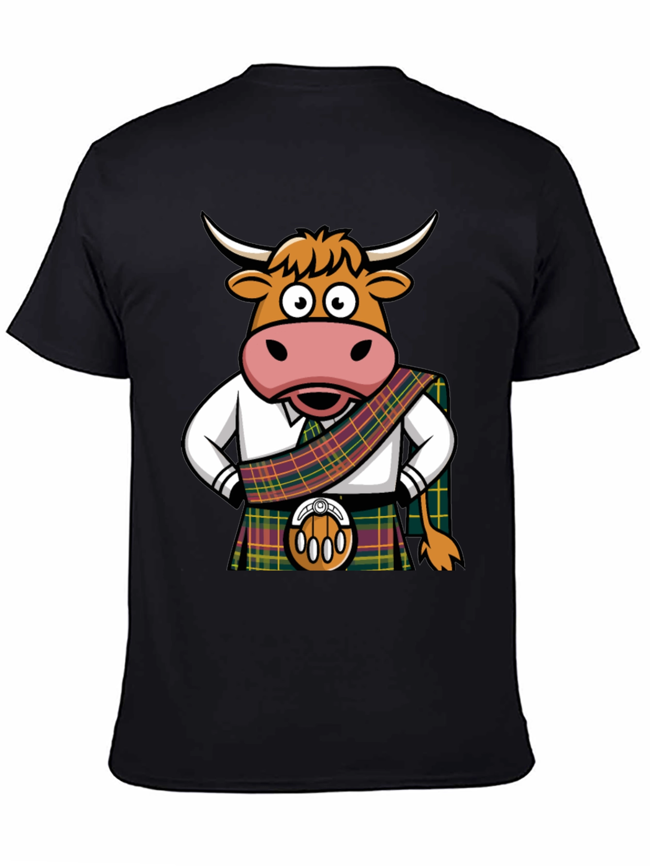 Scottish Cow Kilt T-Shirt