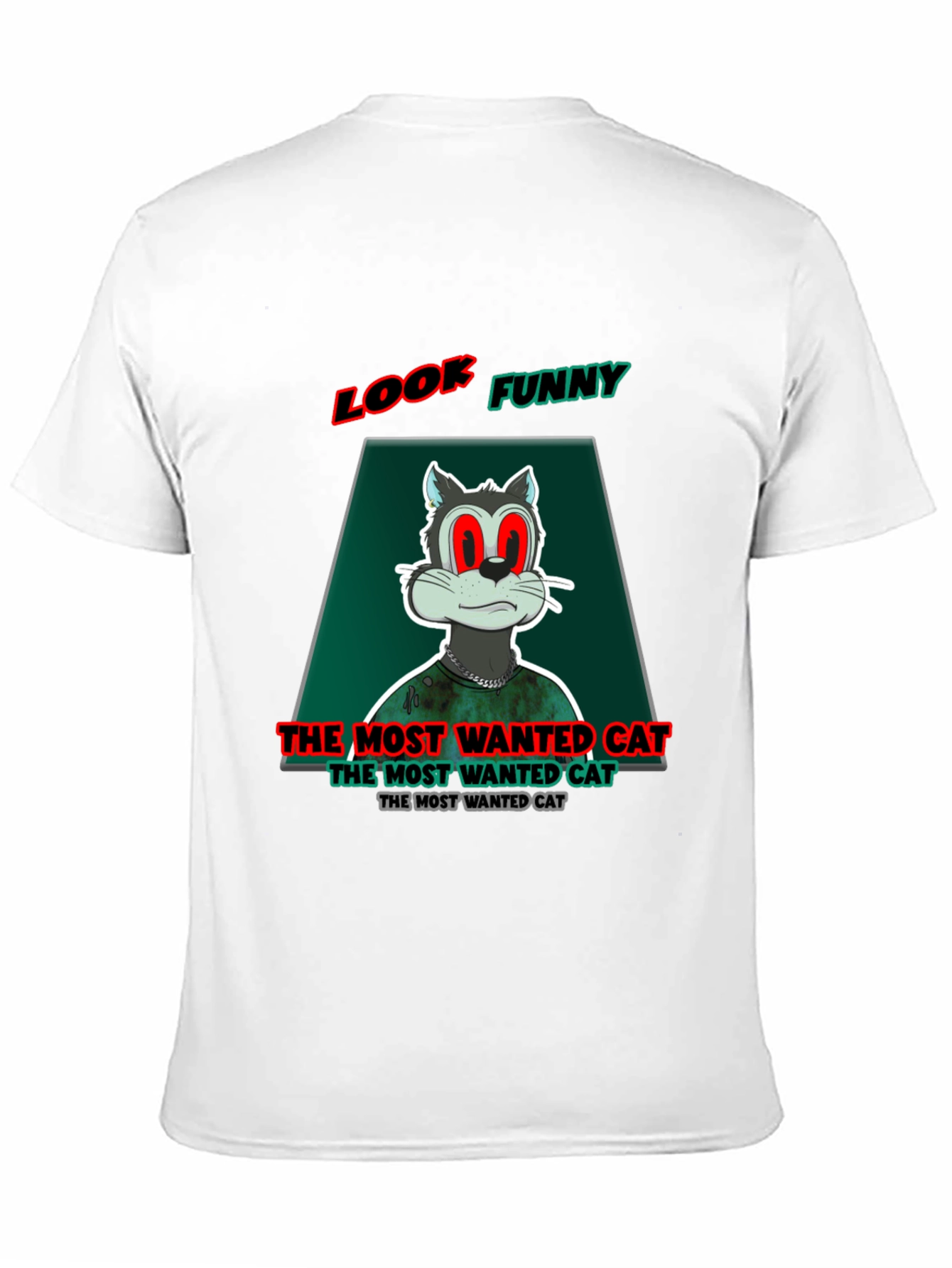 Look Funny Cat T-Shirt