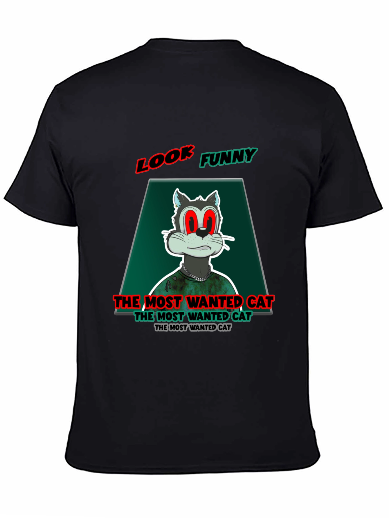 Look Funny Cat T-Shirt