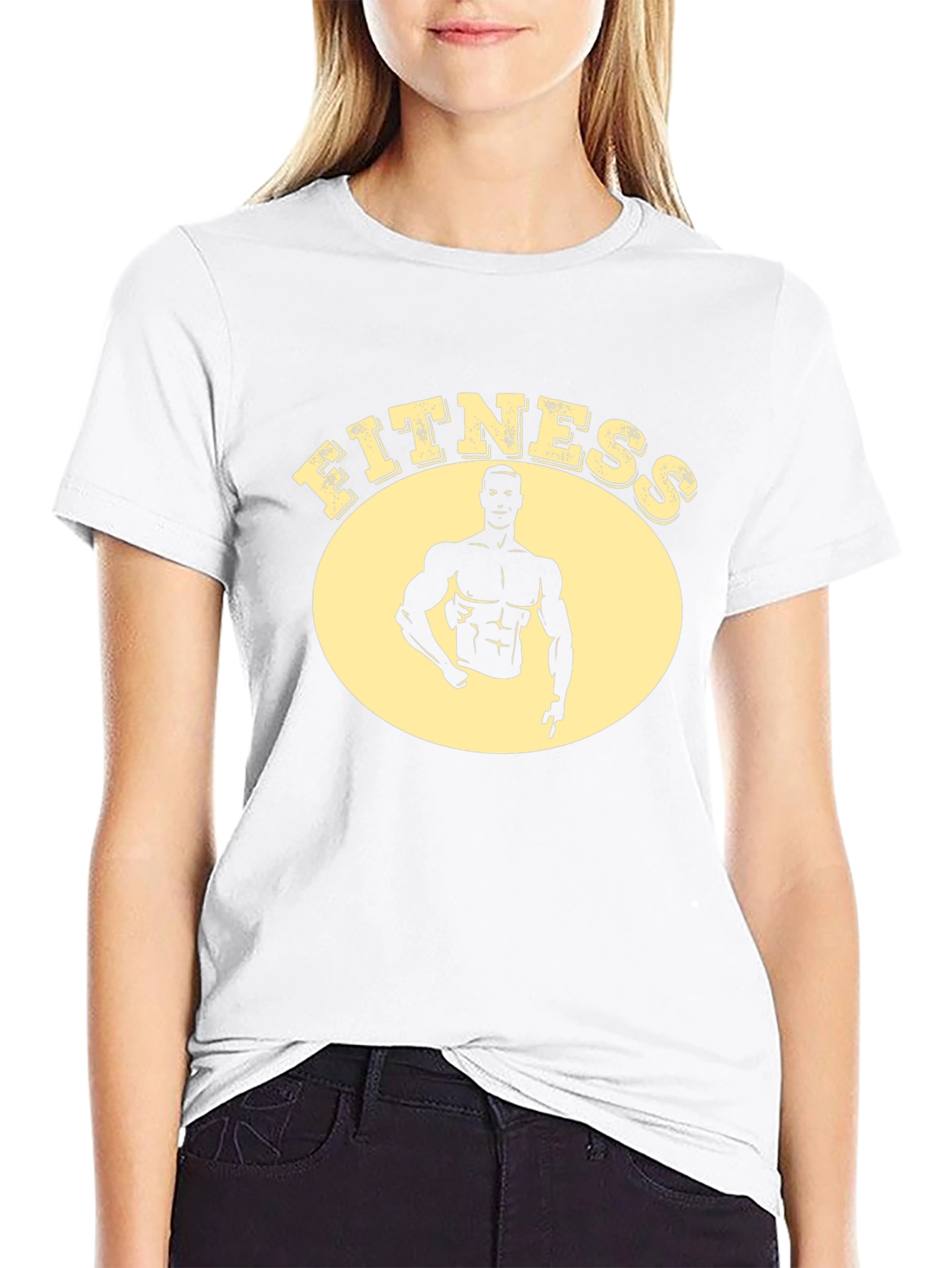 Fitness Graphic Mens Black T-Shirt