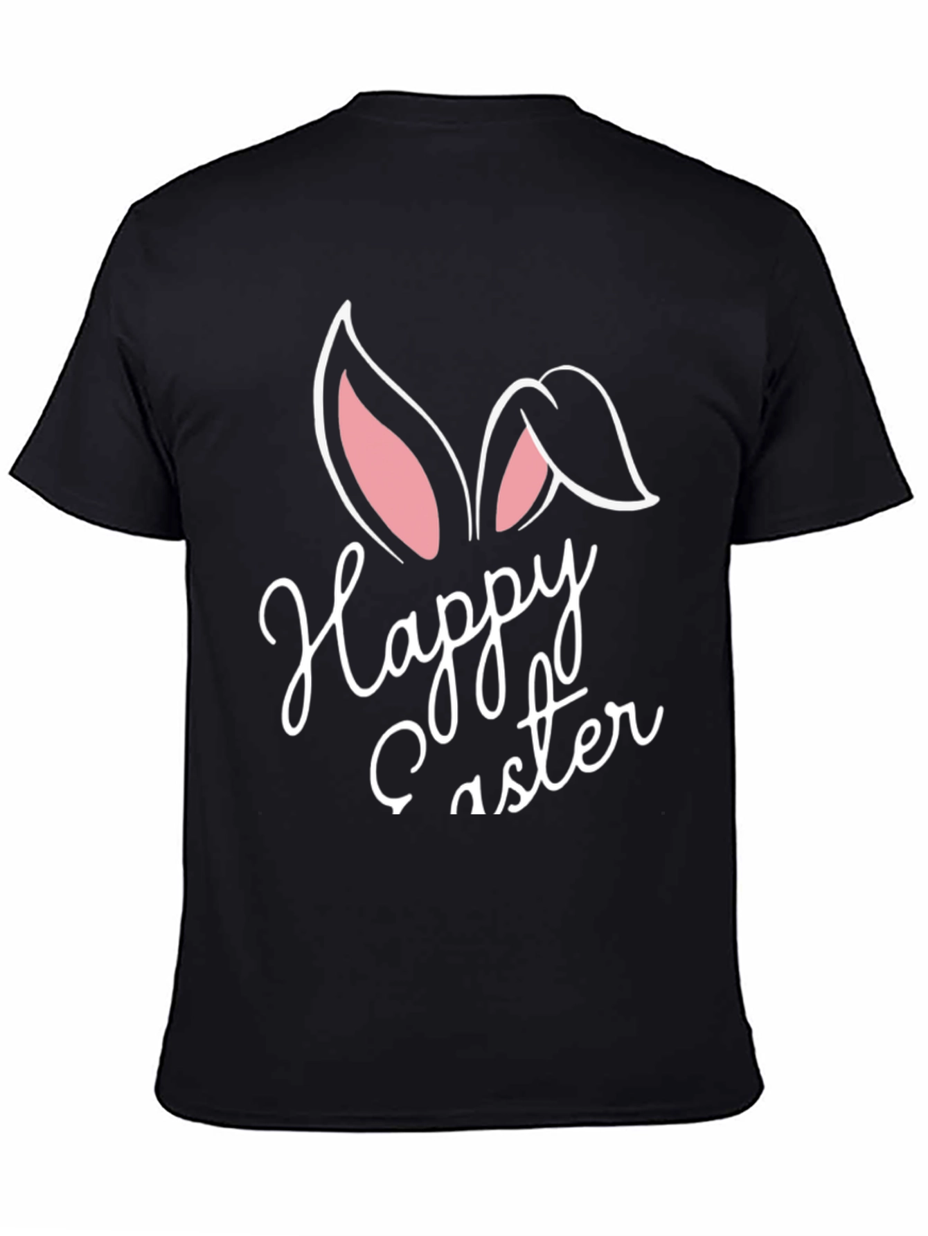Happy Easter Bunny Ears Graphic T-Shirt